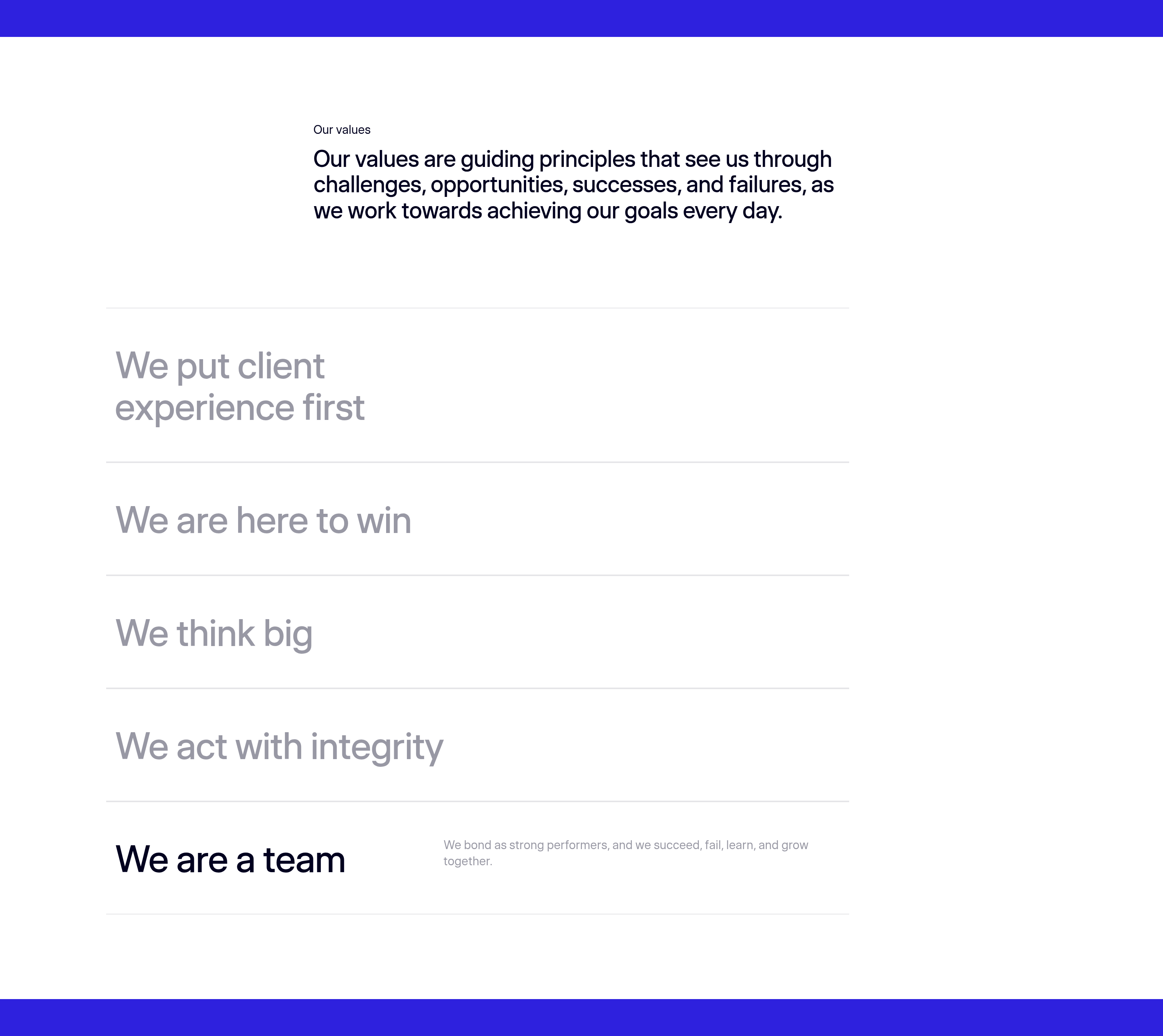 Clear Street Value Proposition design