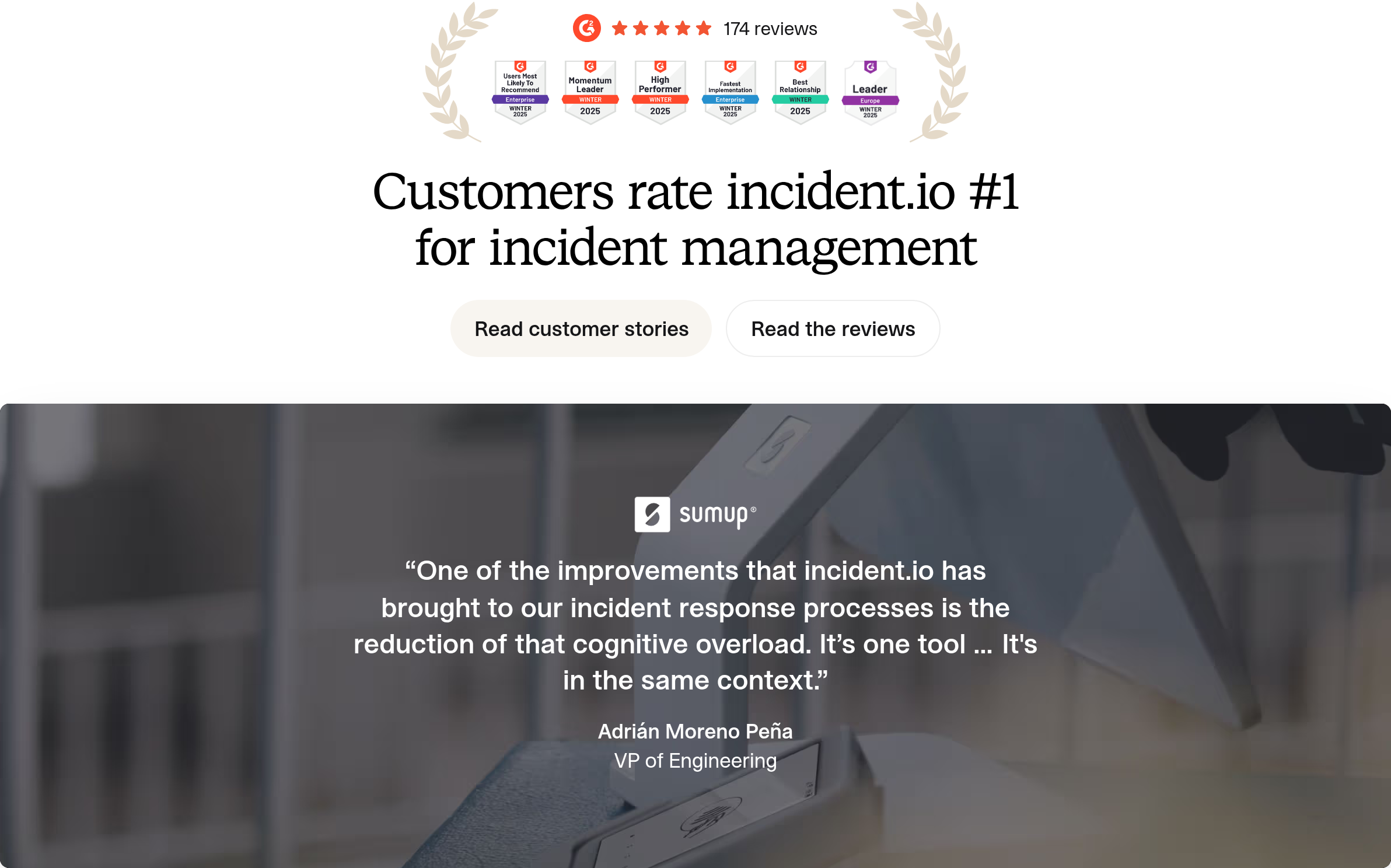 Incident Testimonial design
