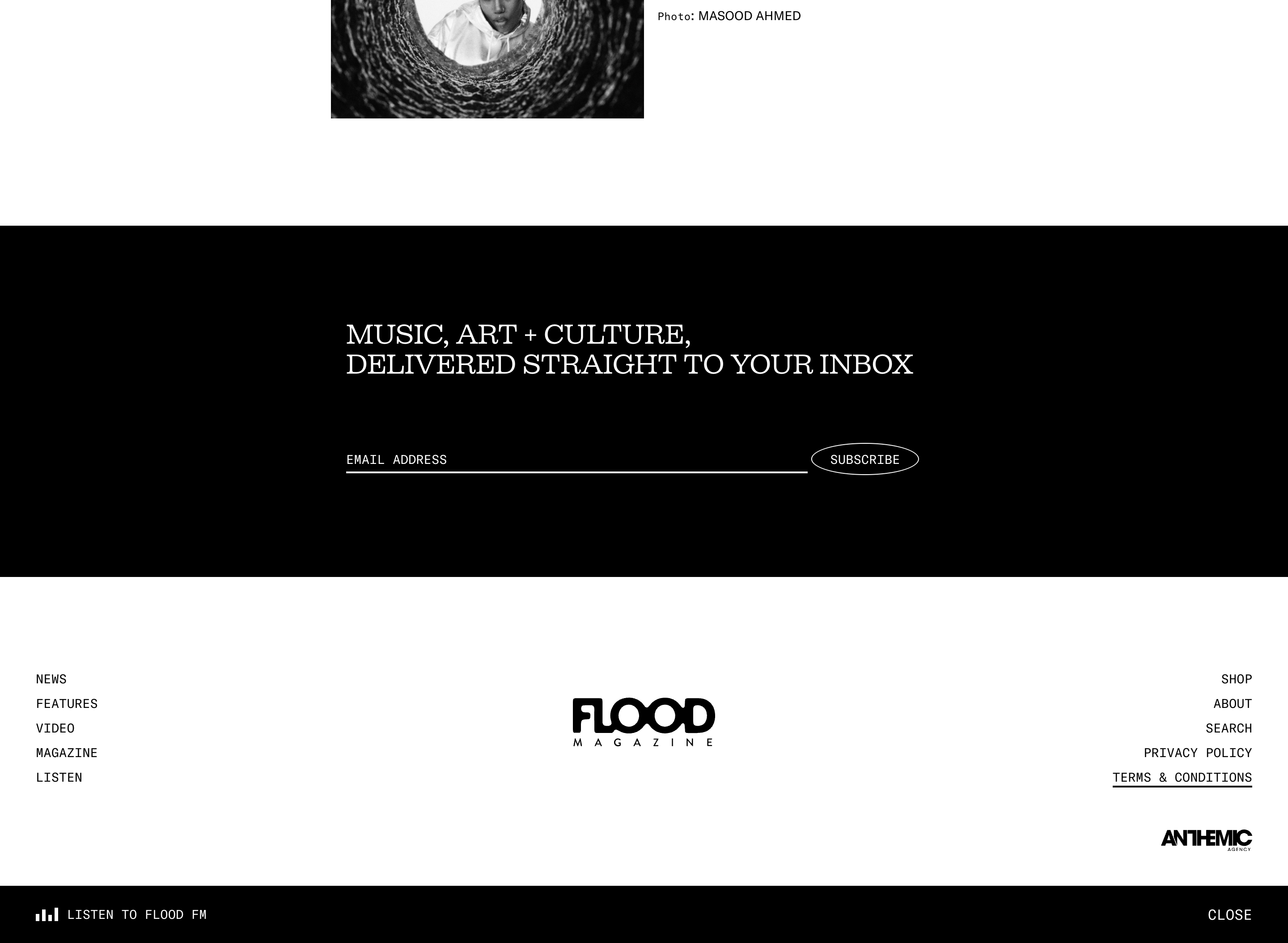 Flood Footer design