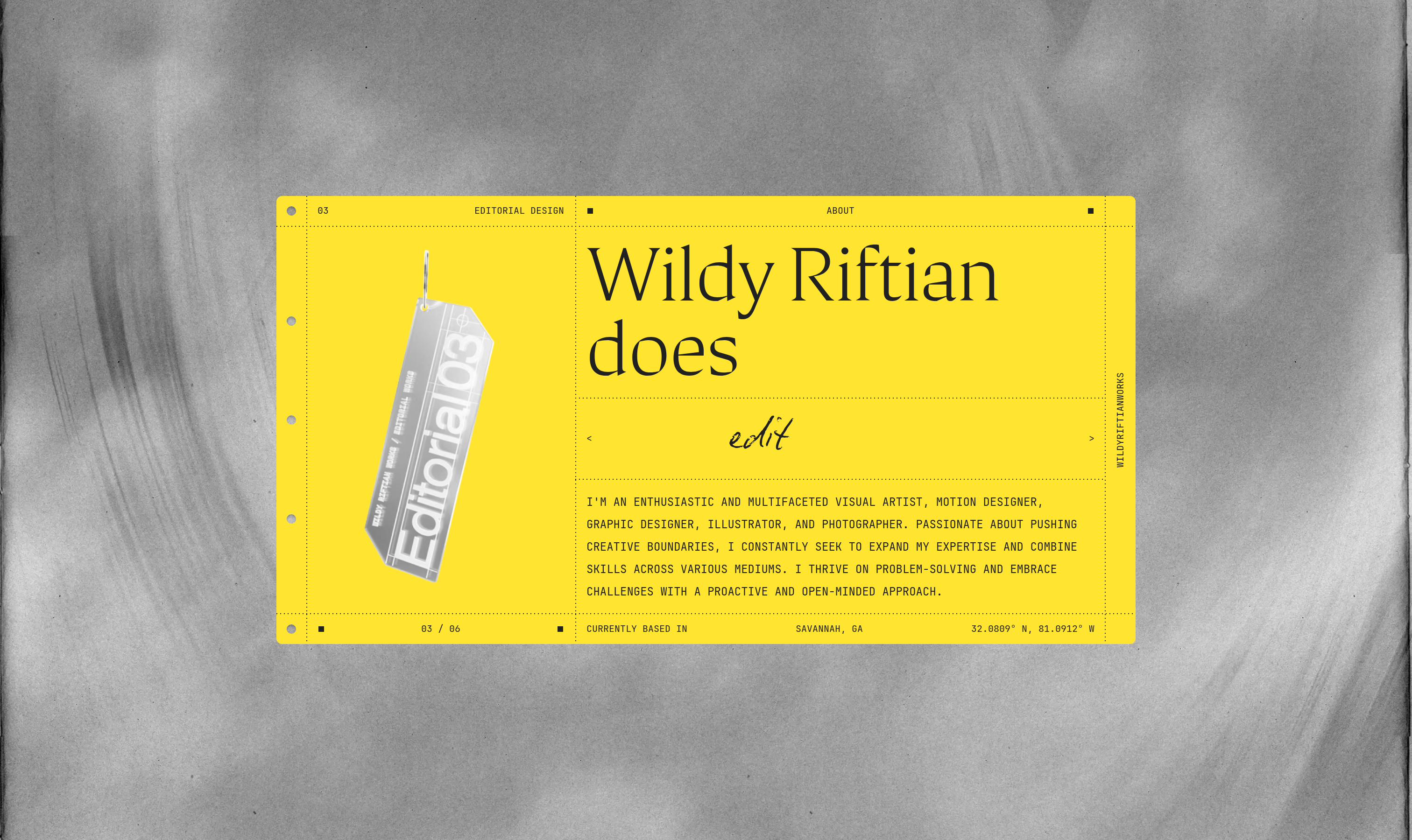 Wildy Riftian About Us design