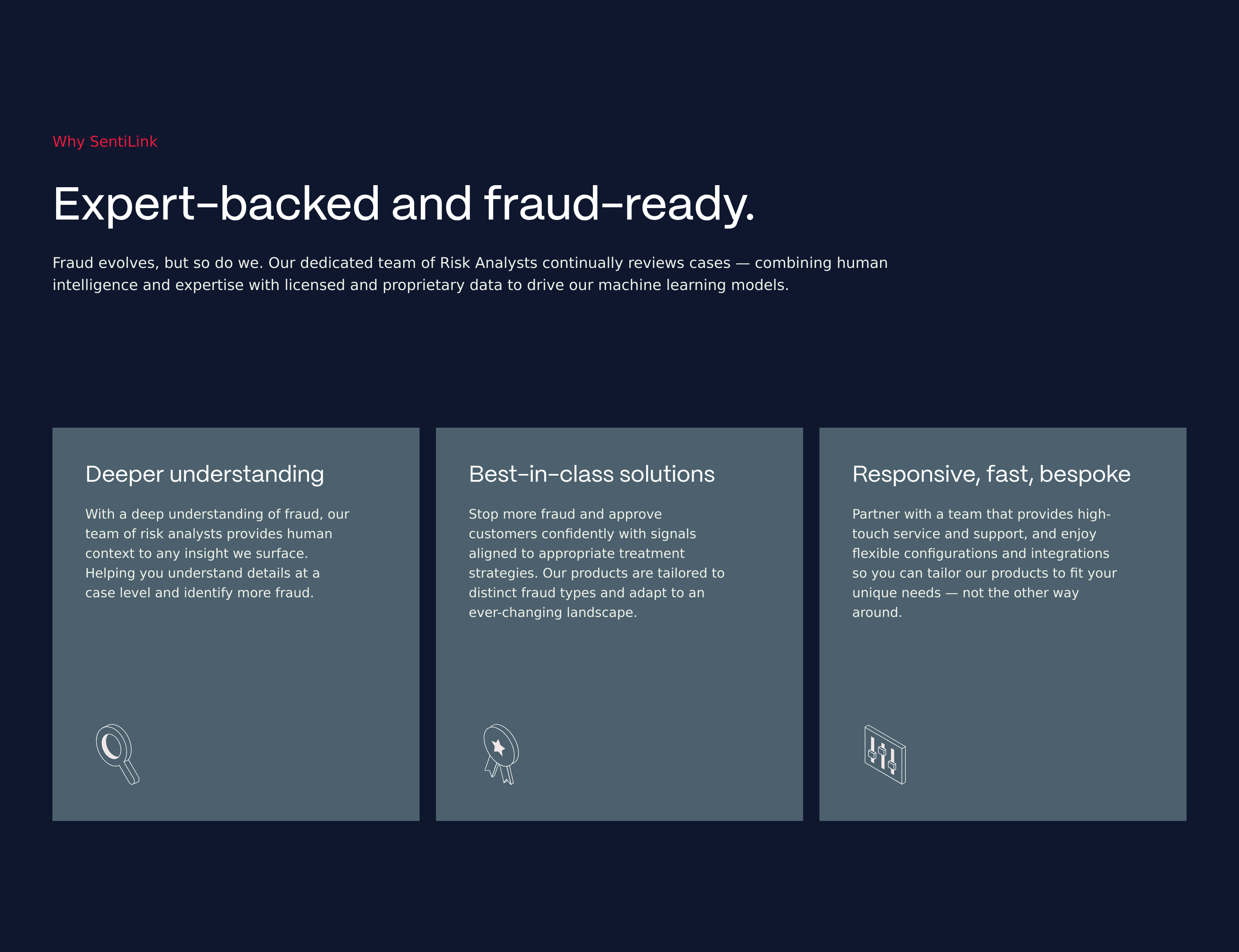 SentiLink Feature design