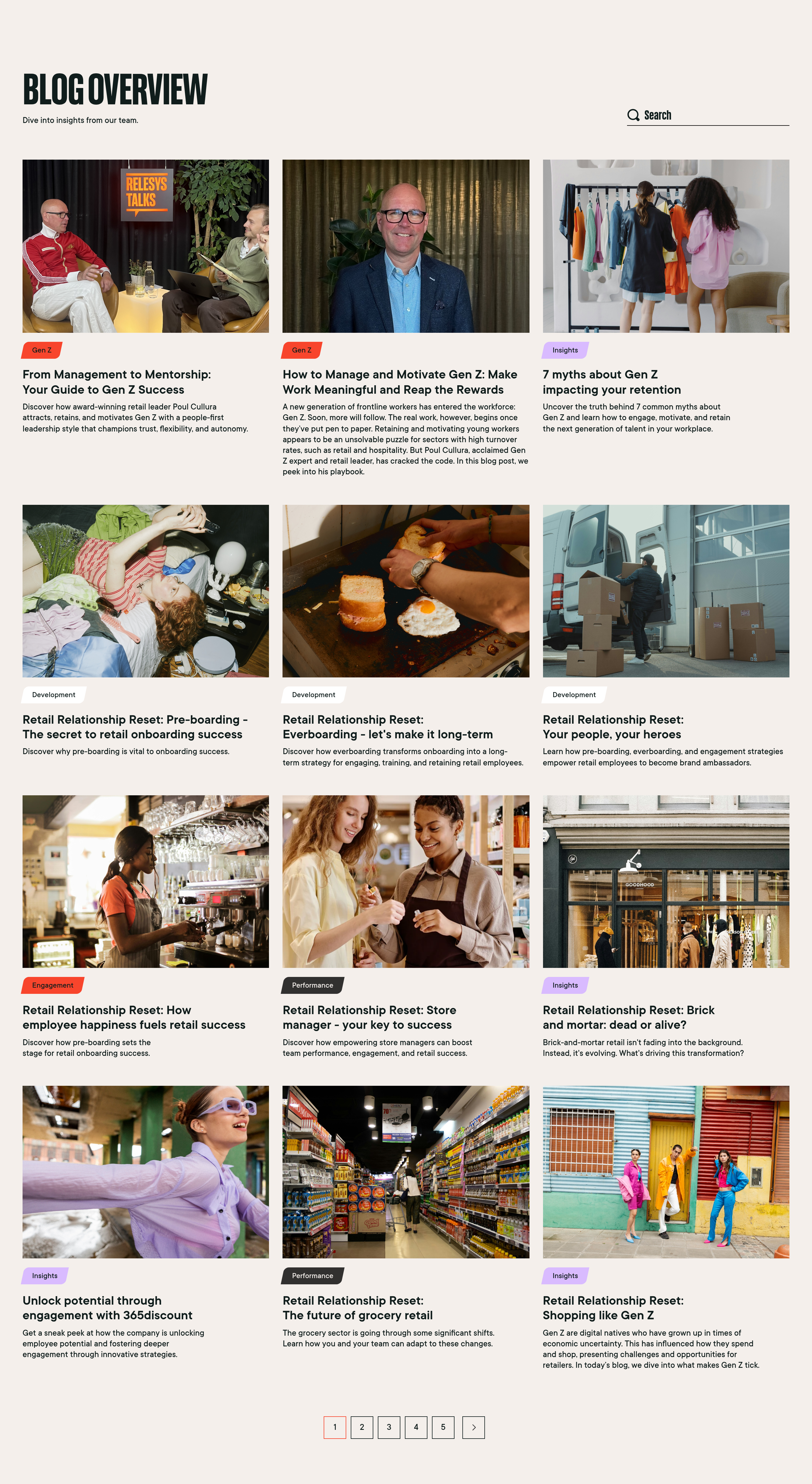 Relesys Blog design
