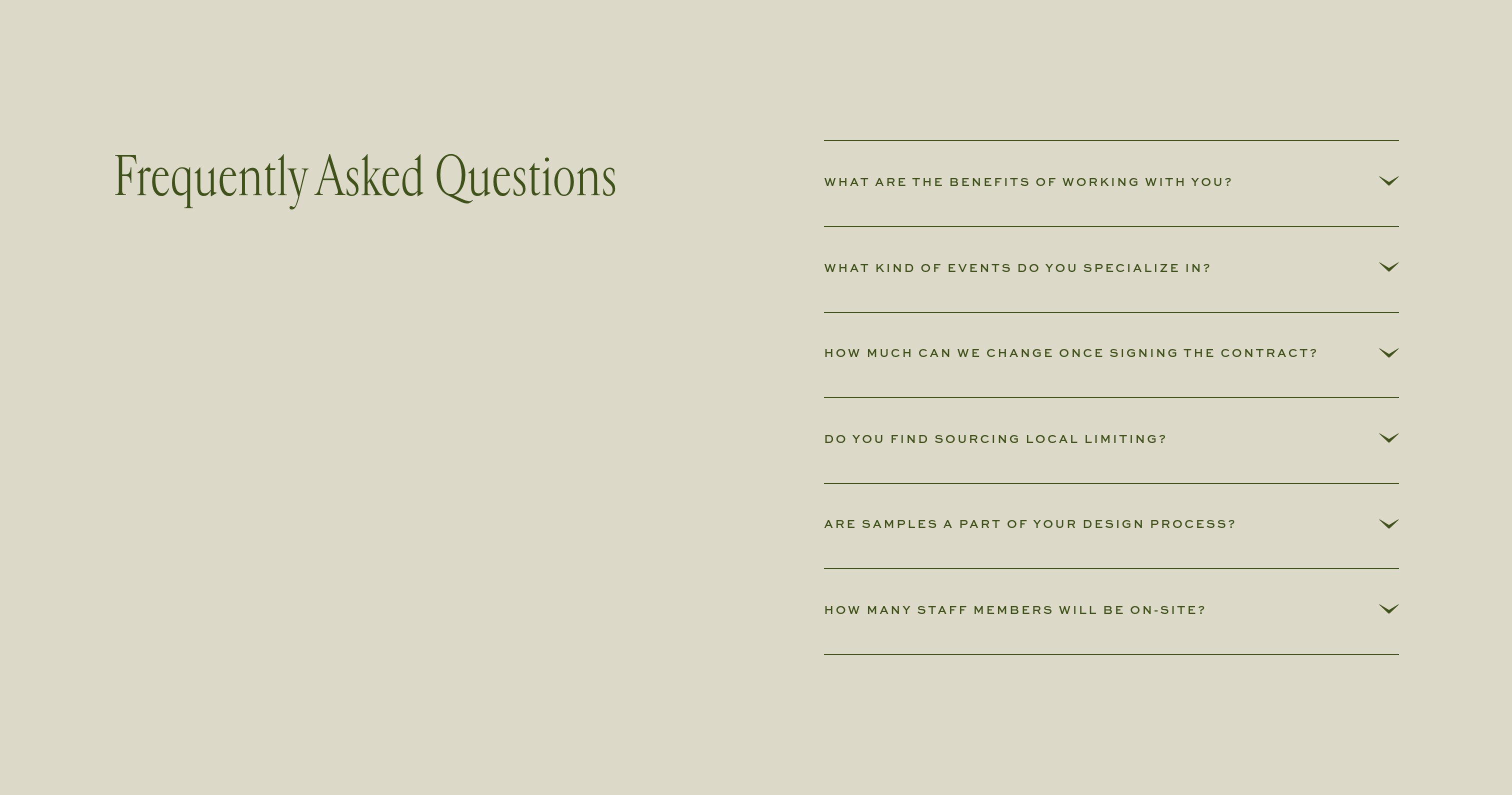 Heart & Soil Flowers FAQ design
