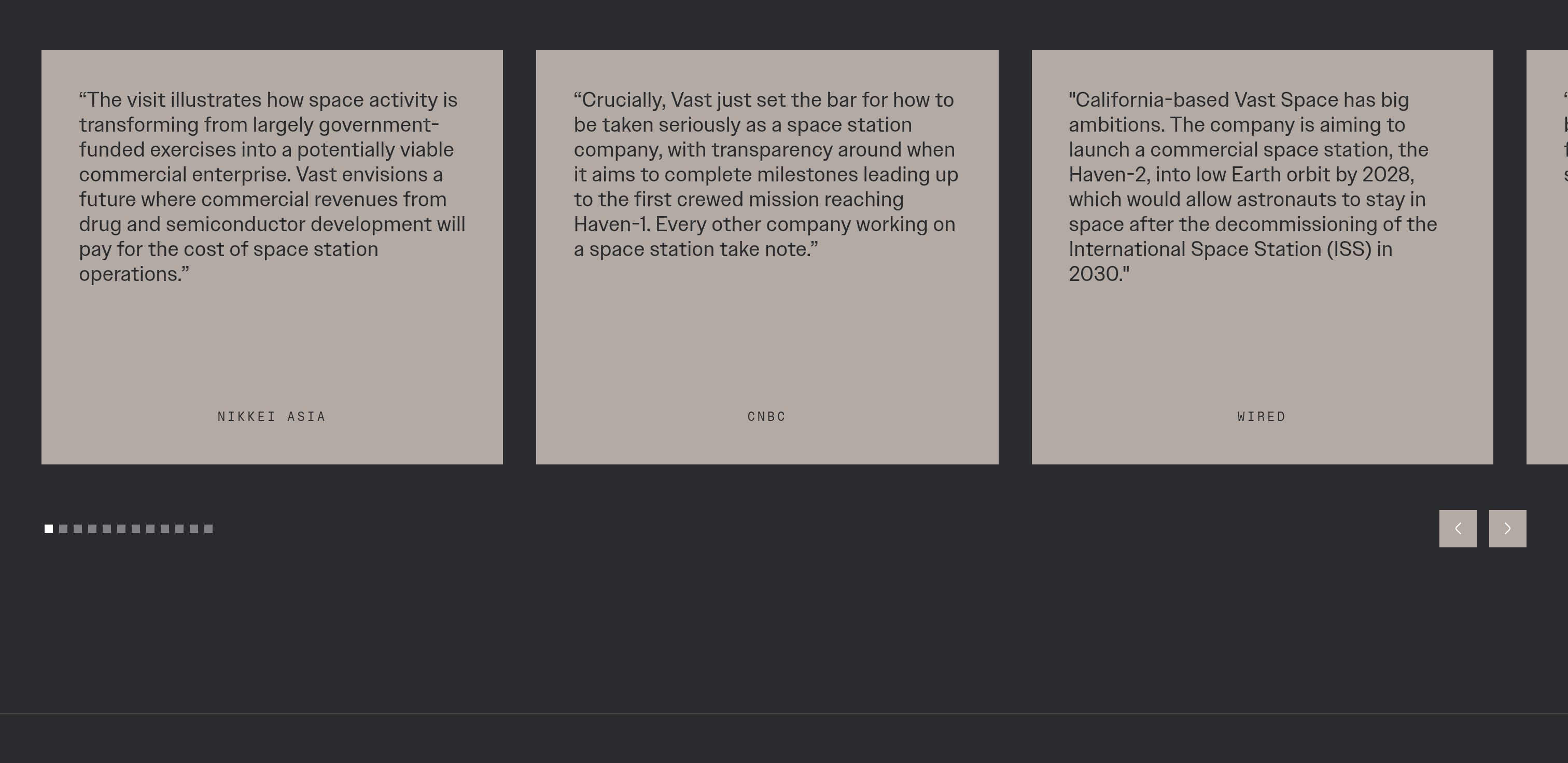 Vast Articles design