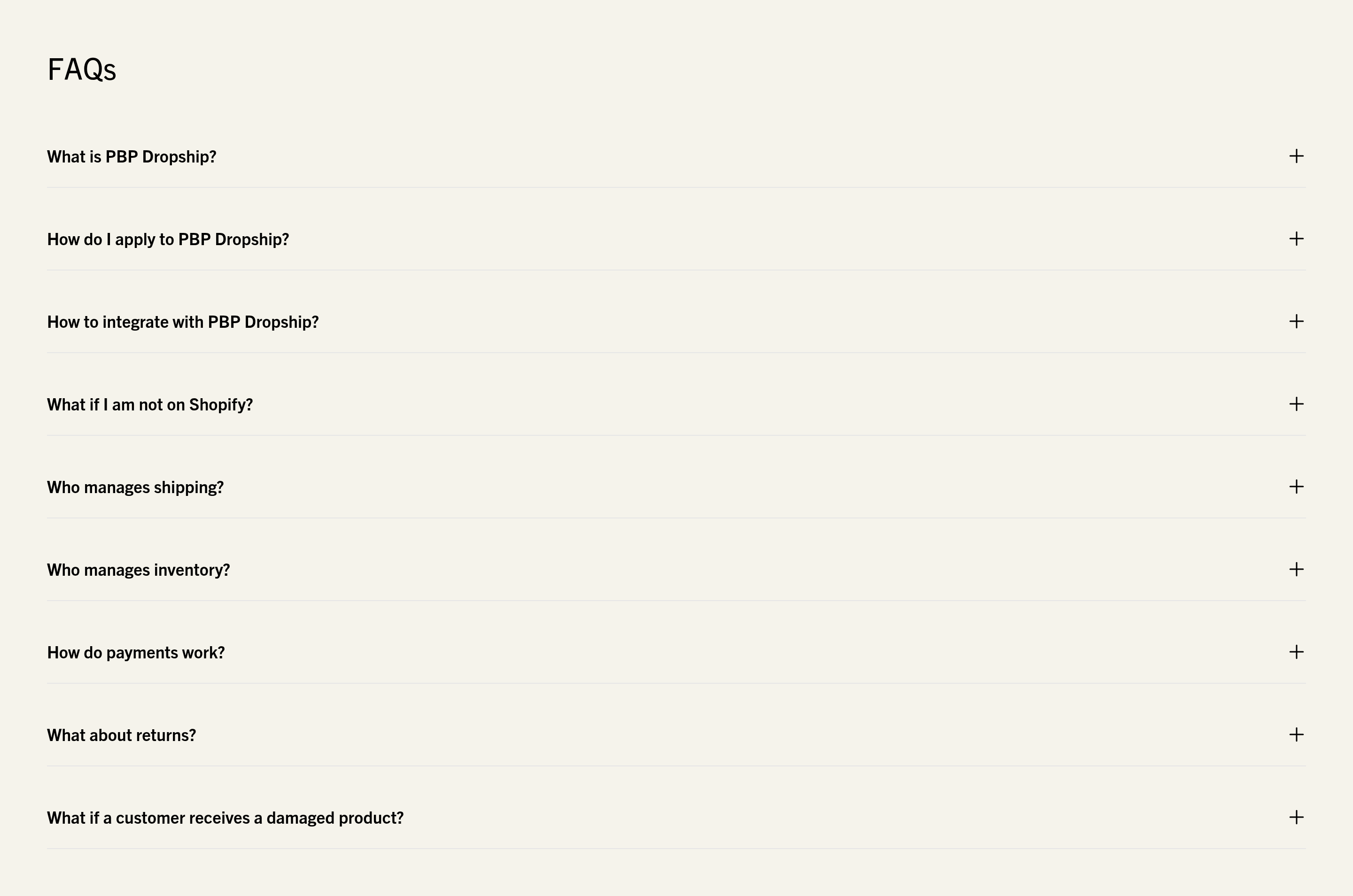 Powered by People FAQ design
