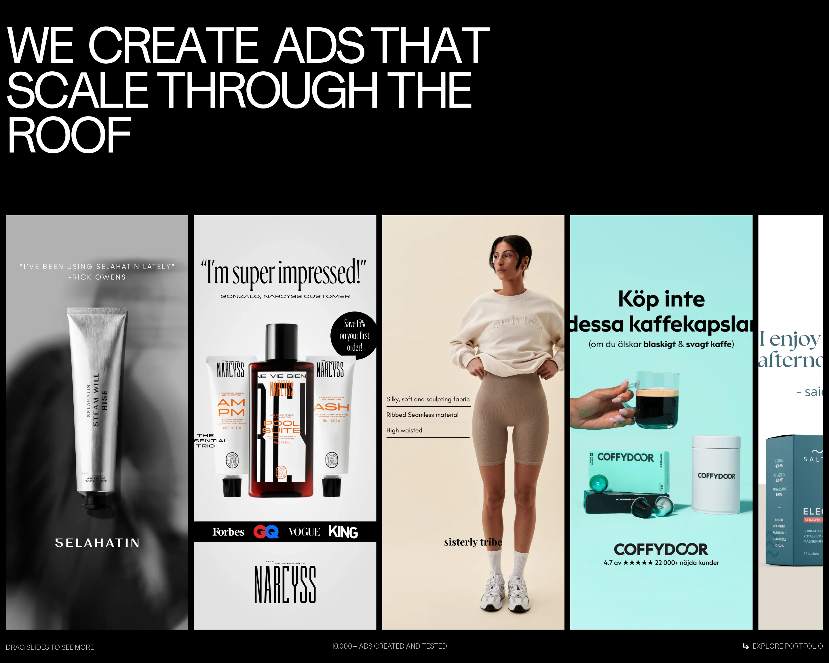 SoScale Media Featured Content design