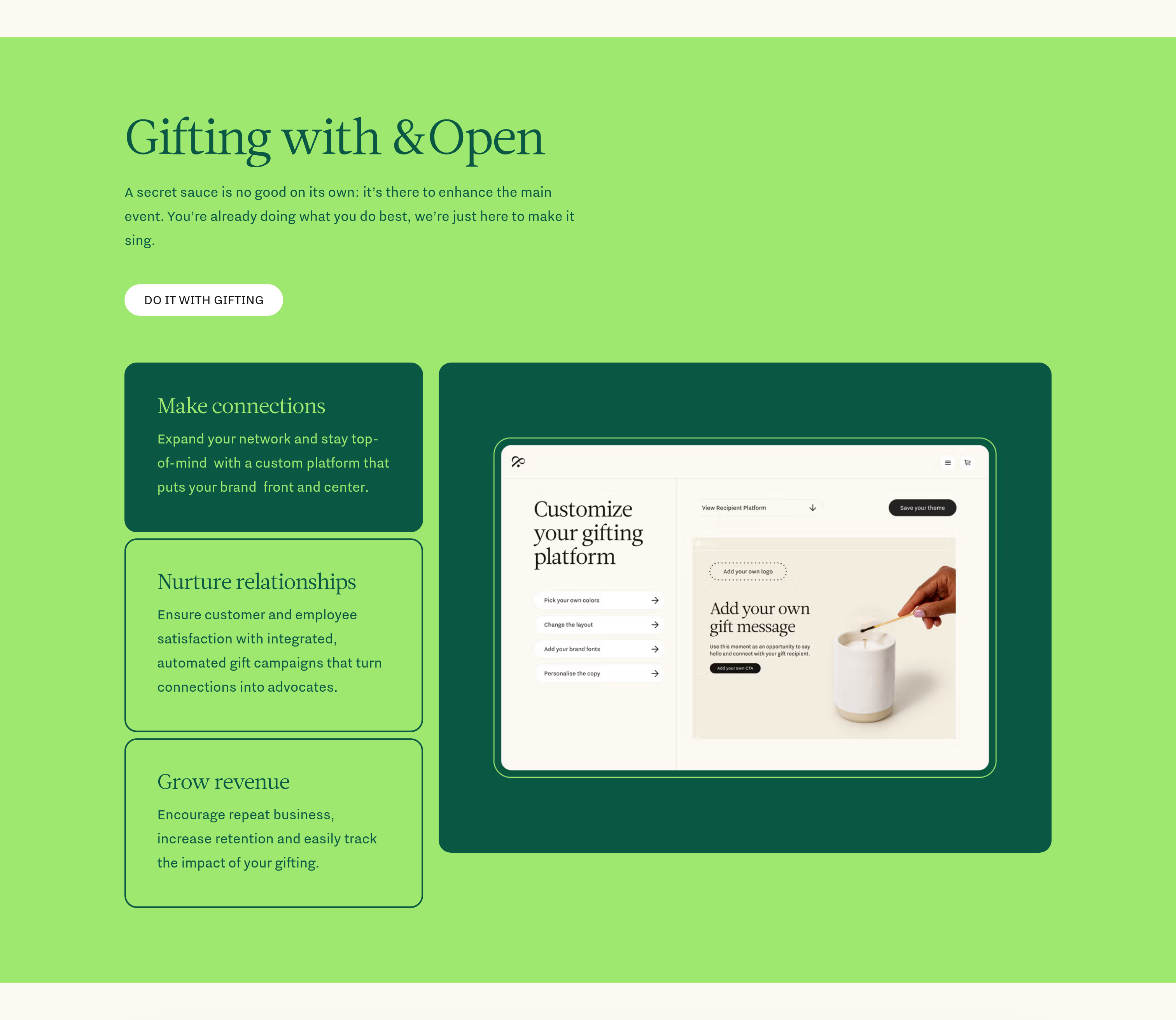 &Open Value Proposition design