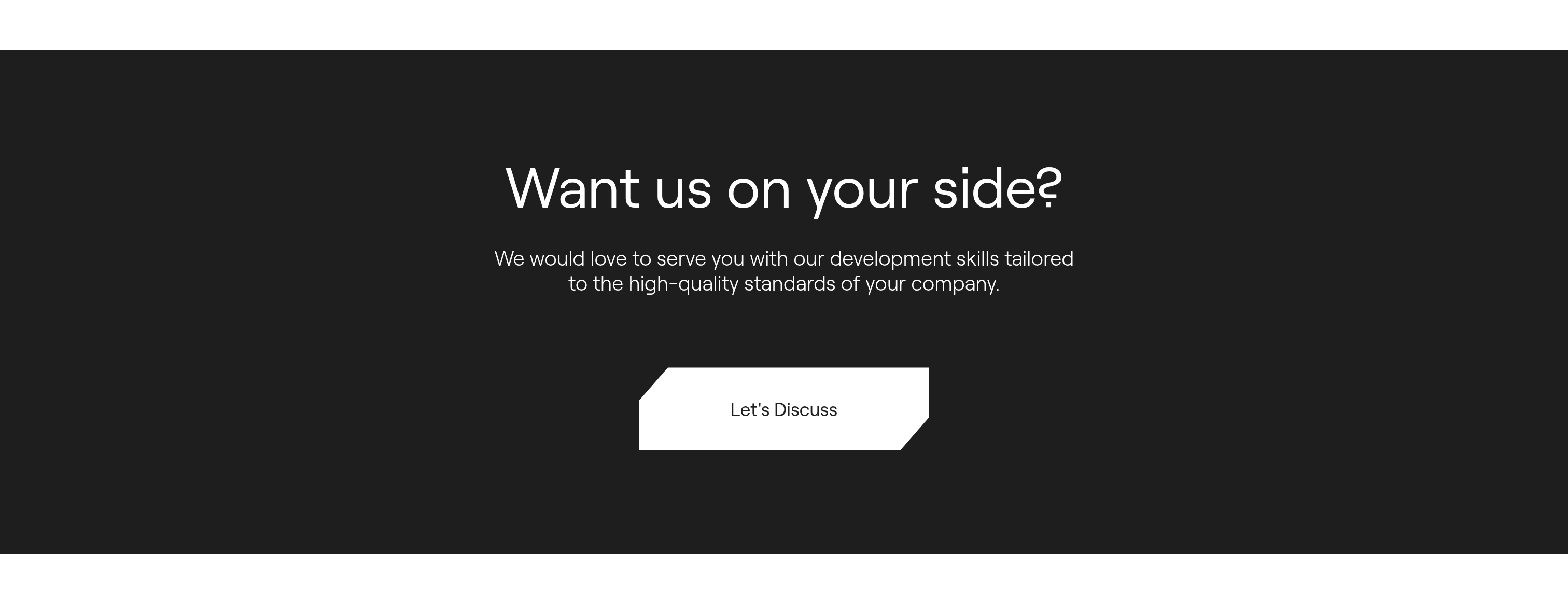Webisoft Call to Action design