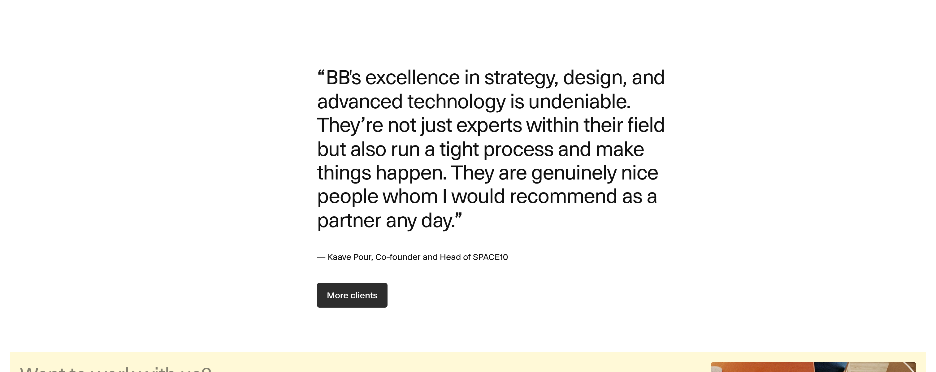 Bakken & Bæck Call to Action design