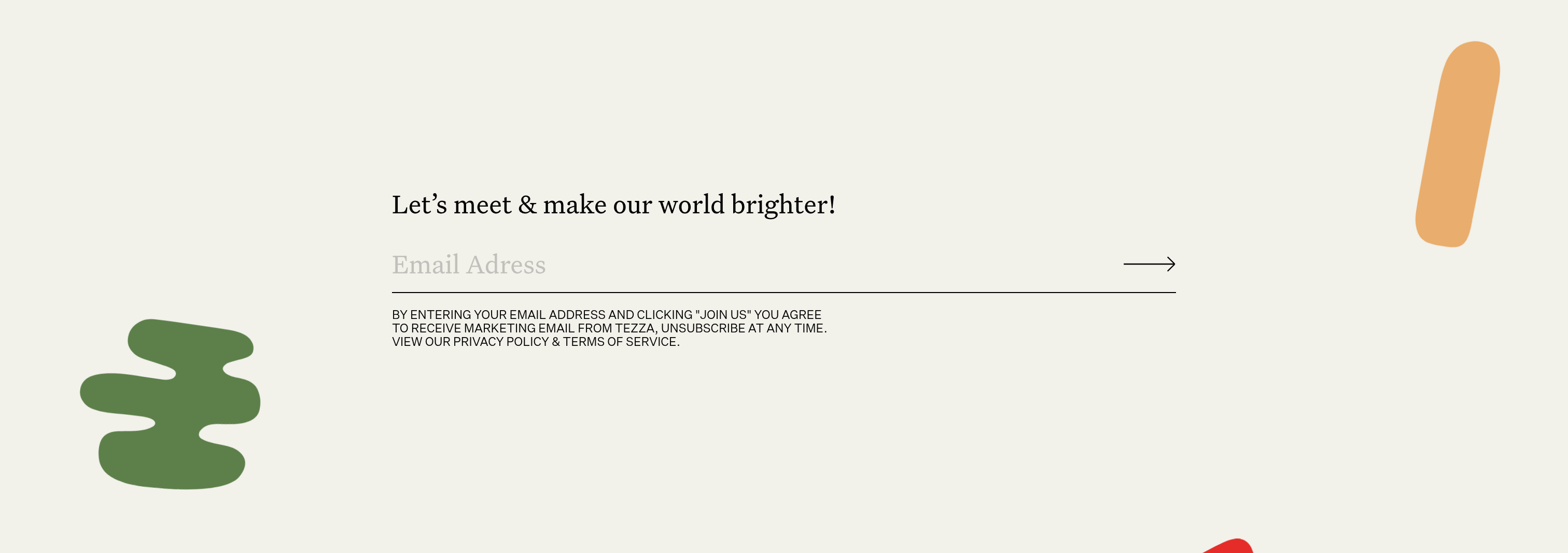 Tezza Newsletter design