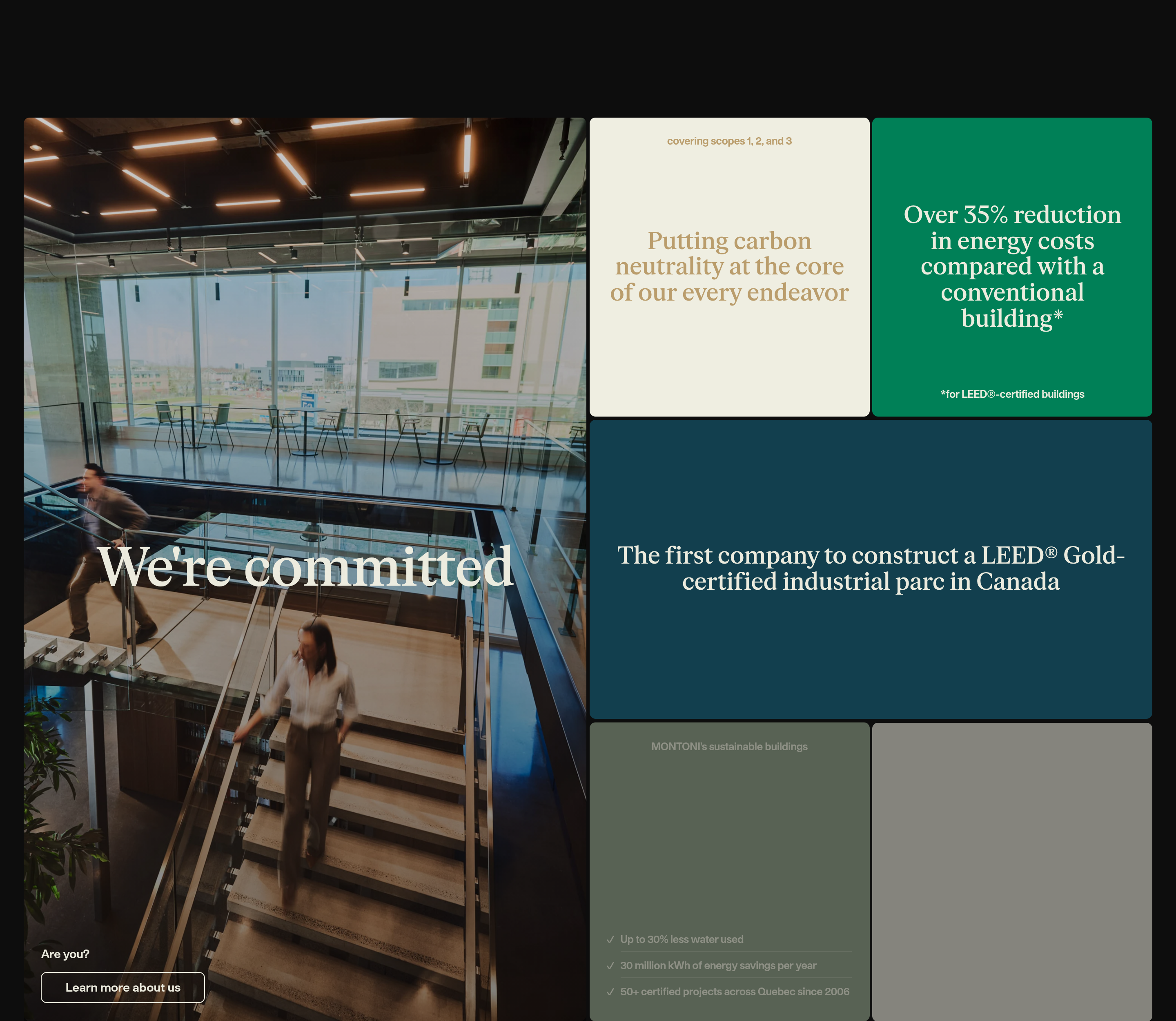 Montoni About Us design