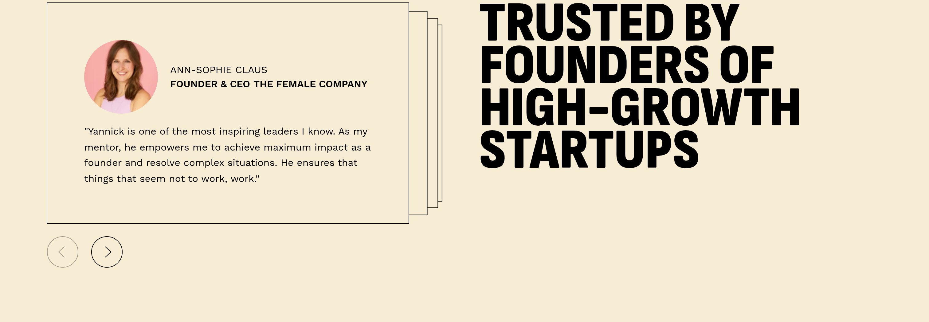Uplift Founders Testimonial design