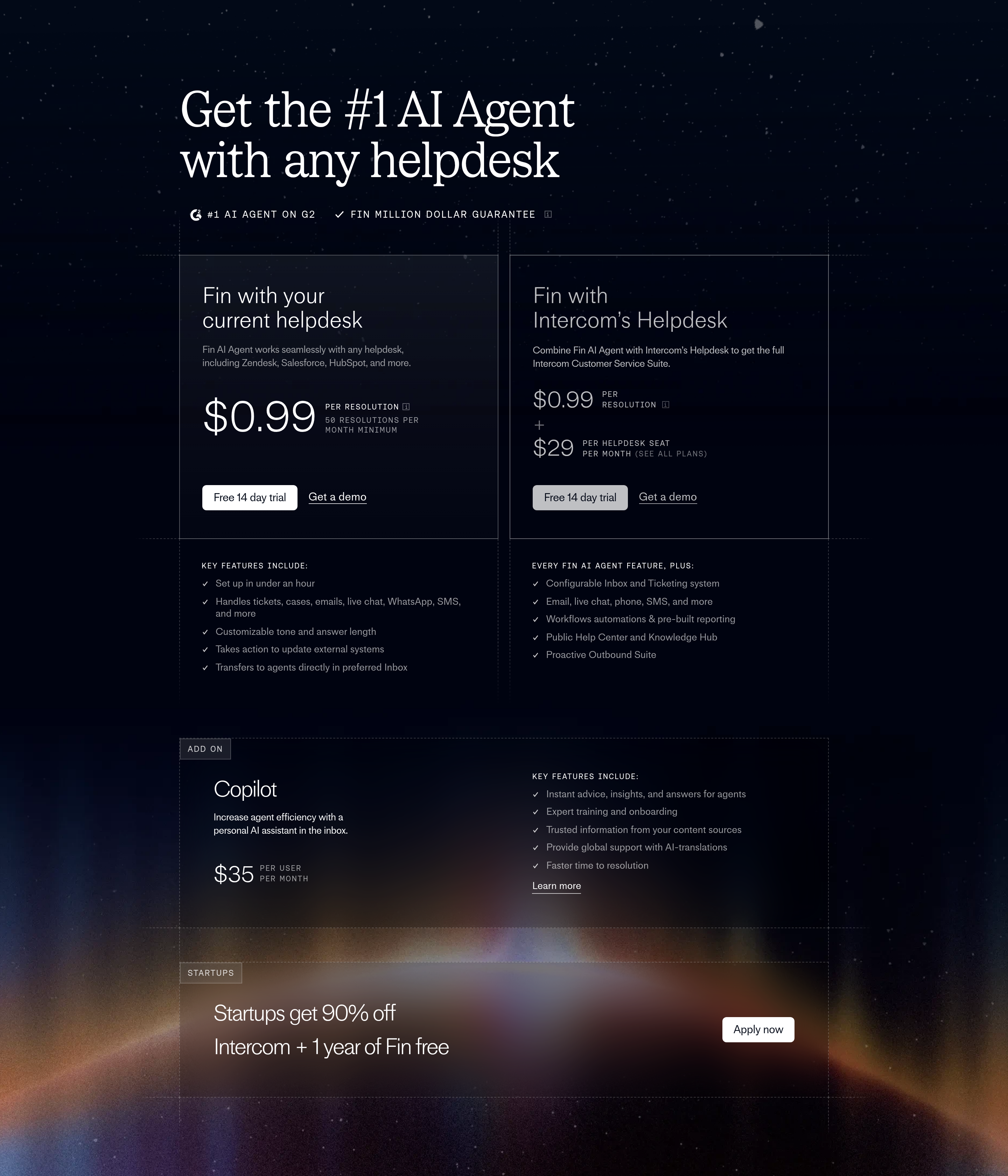 Built For You Pricing design