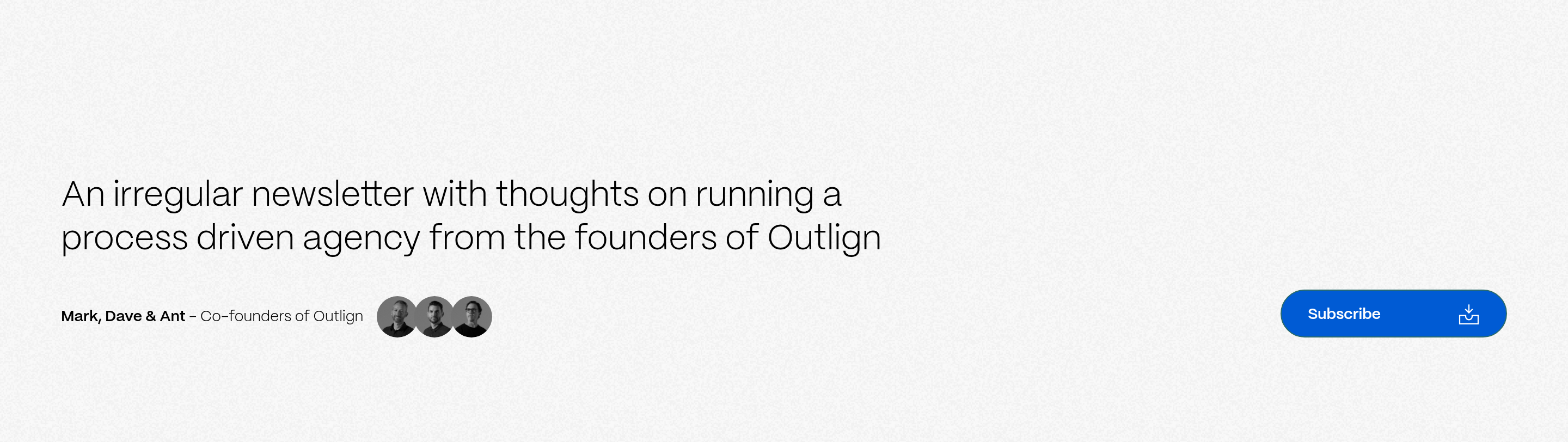 Outlign Newsletter design