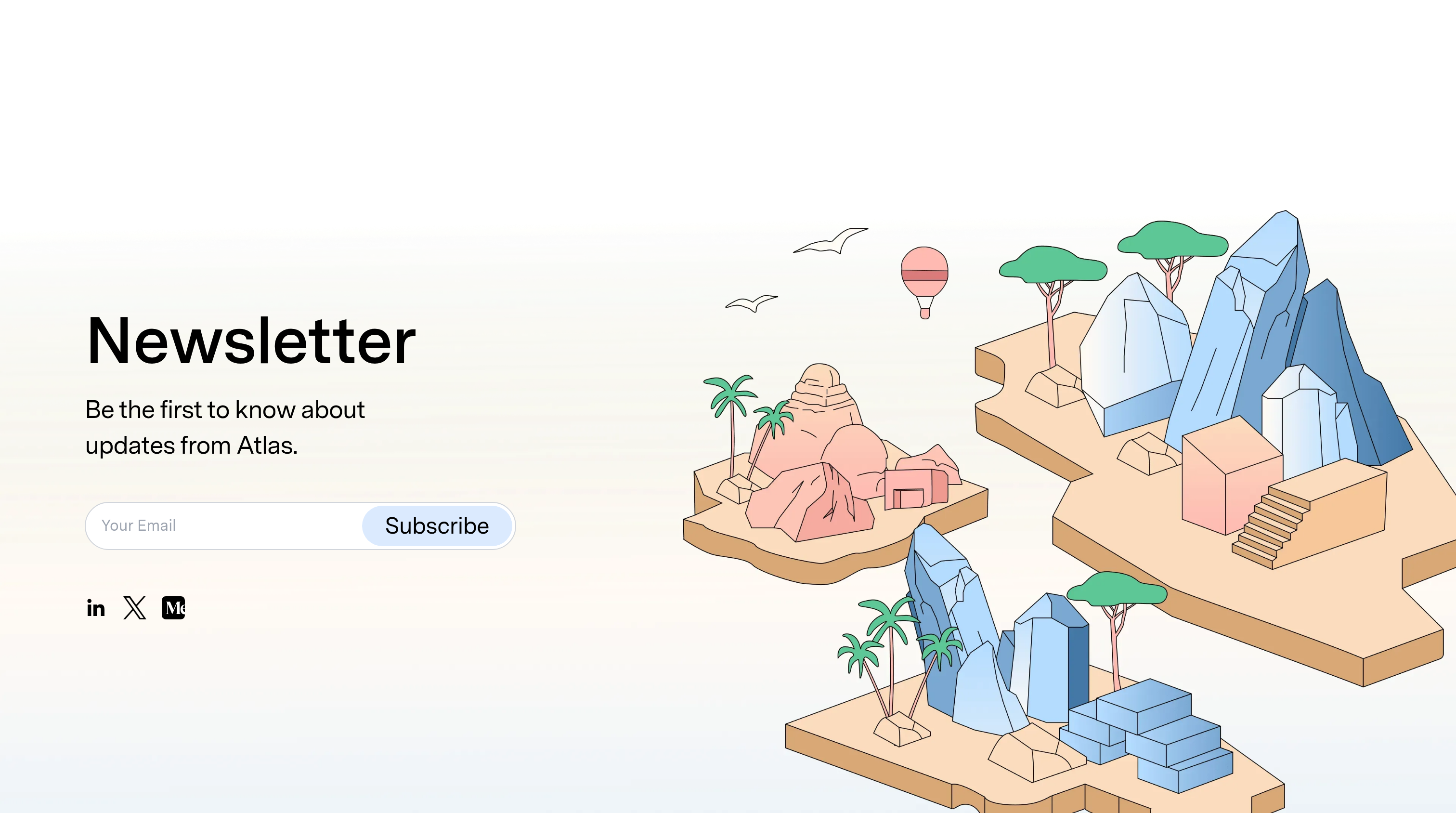Atlas Newsletter design