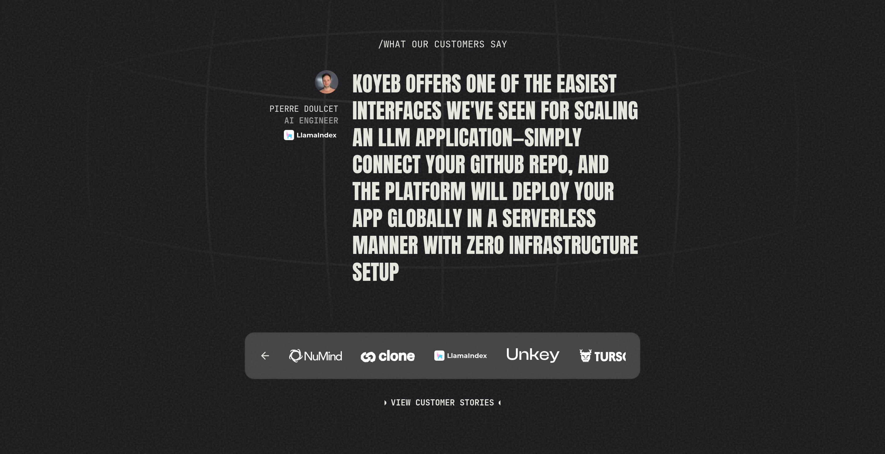 Koyeb Feature design