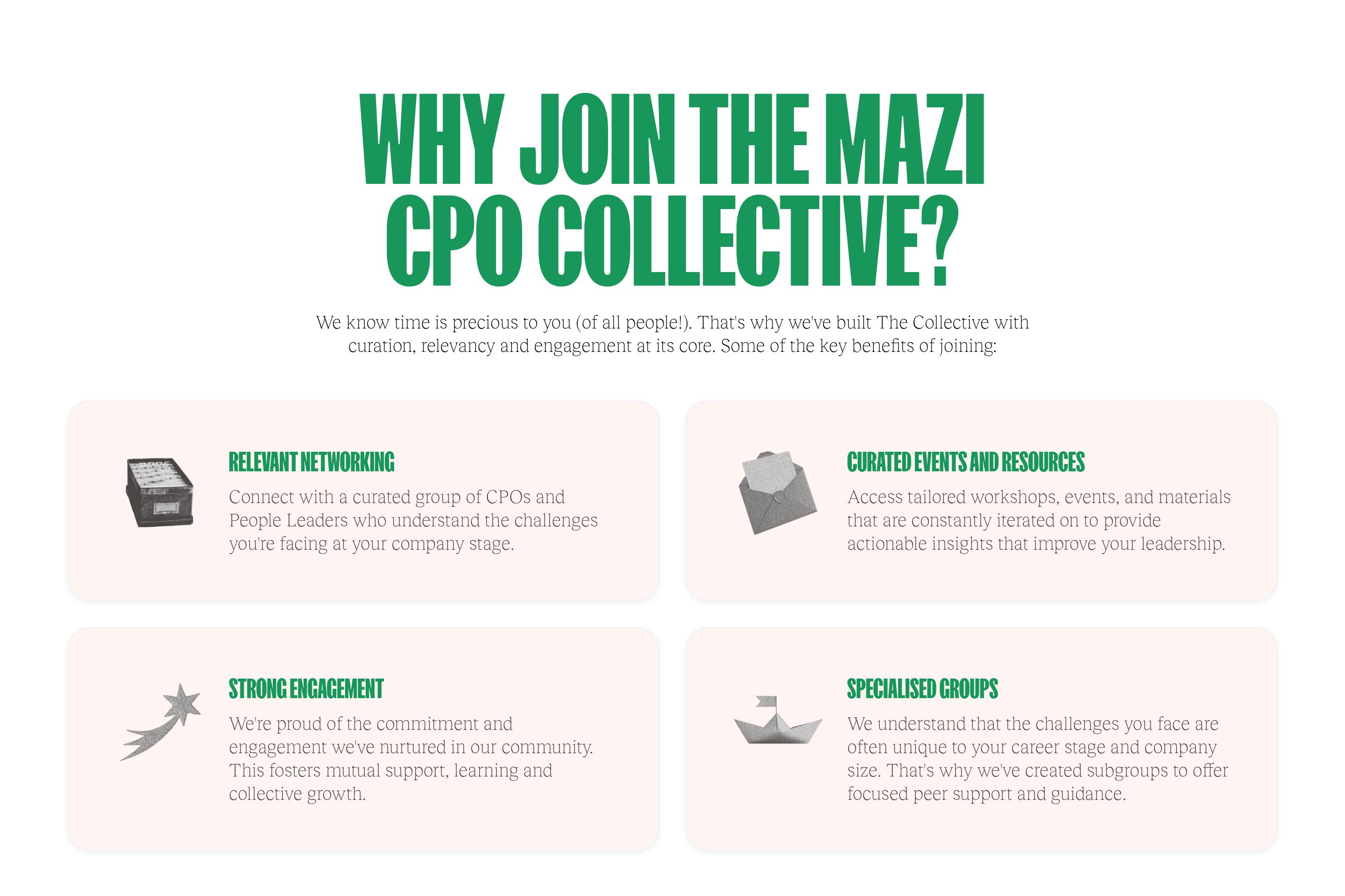 Mazi Benefits design