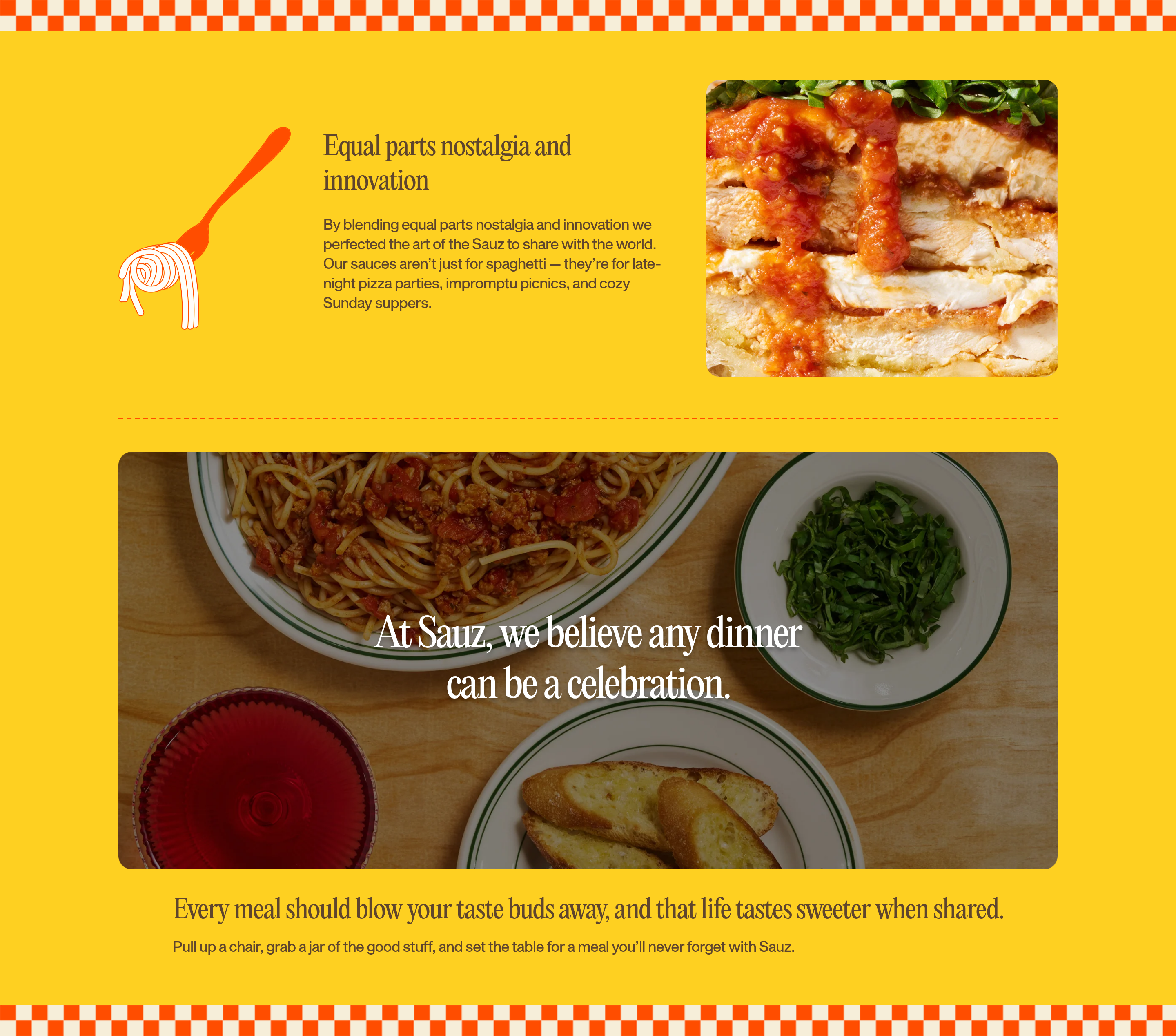 Sauz About Us design