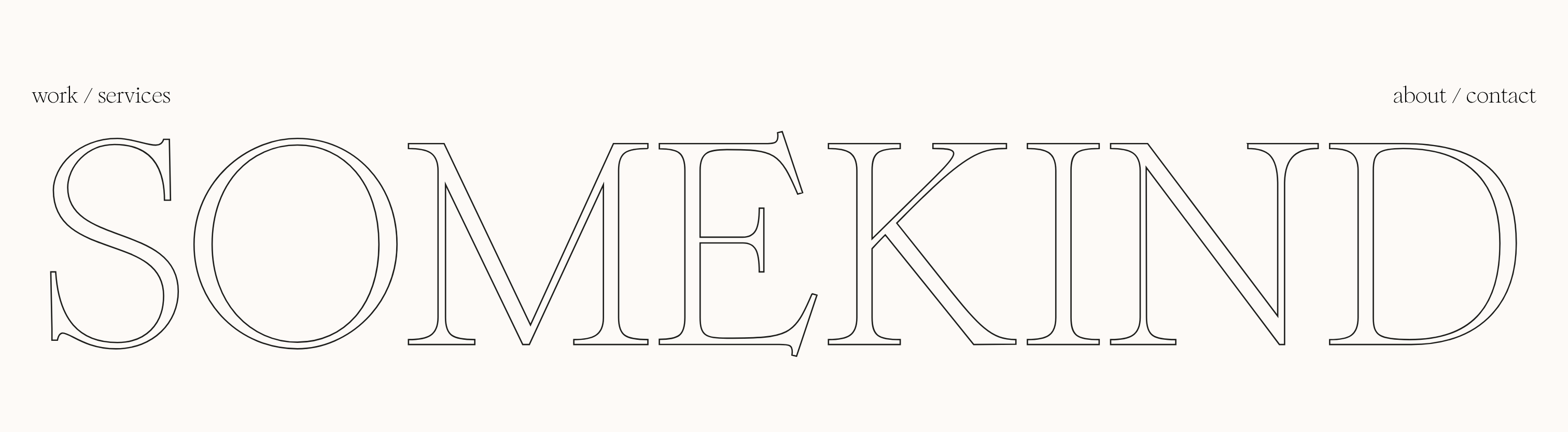 Somekind Header design