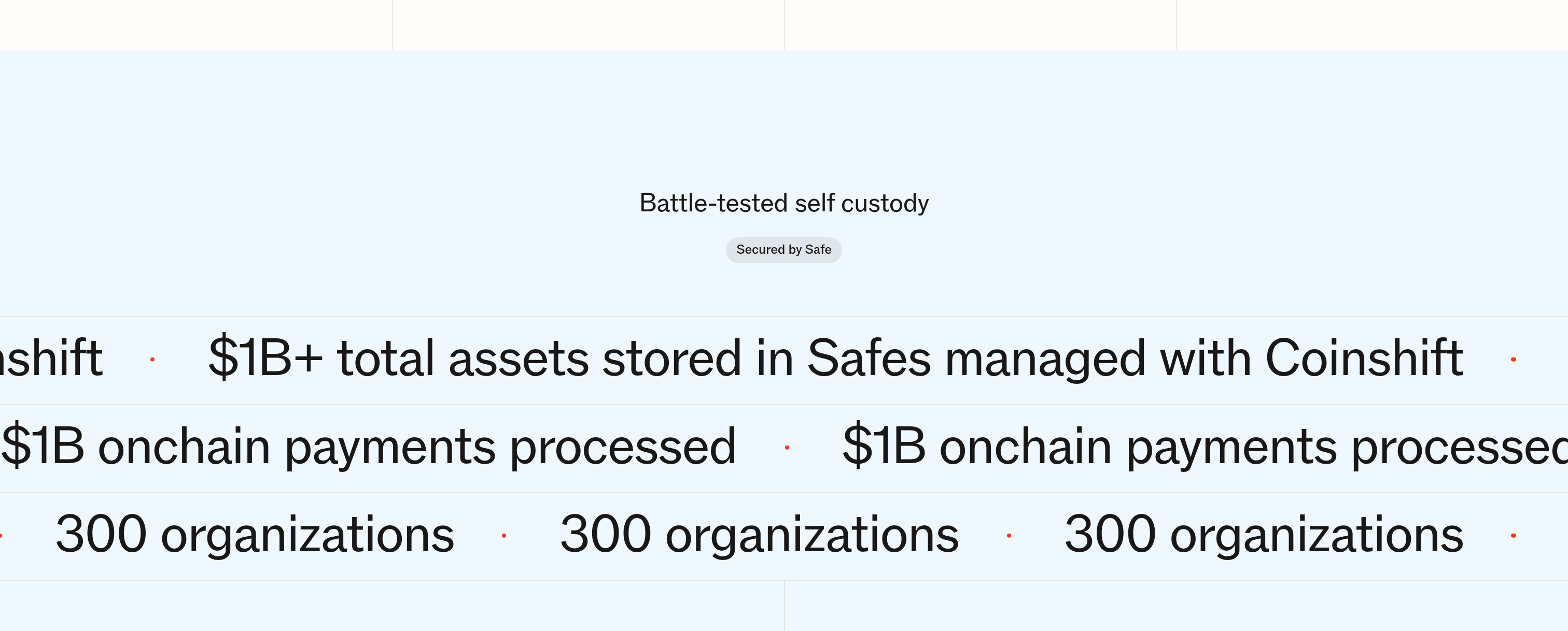 Coinshift Statistics design