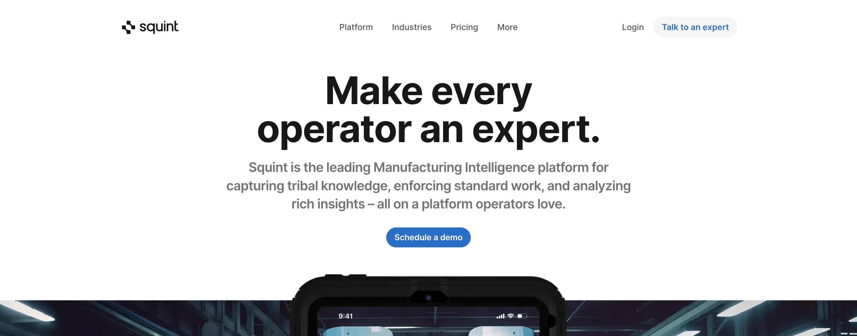 Squint Header design
