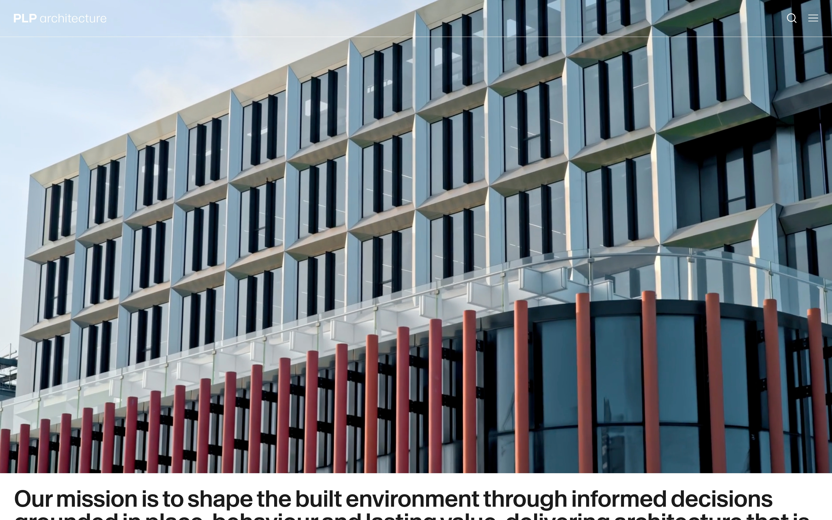 PLP Architeture Hero design