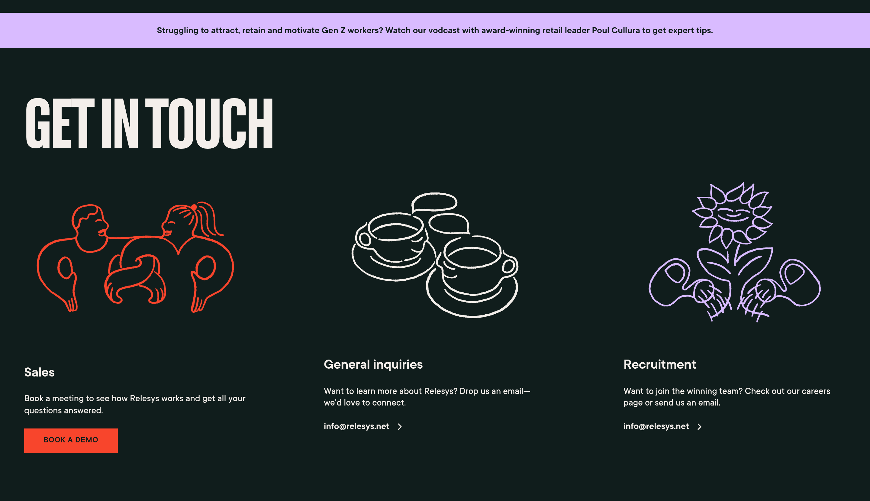 Relesys Contact design