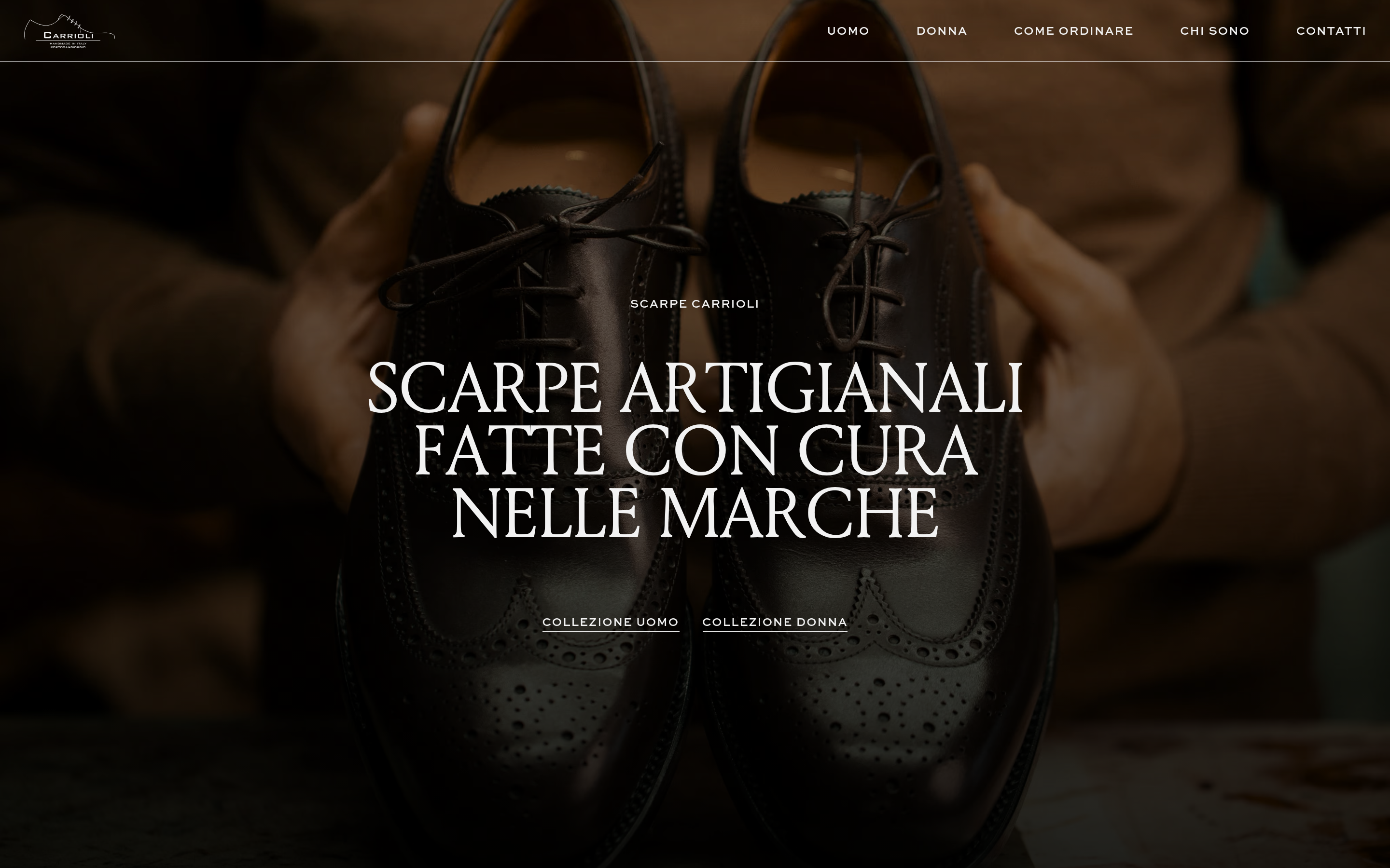 Scarpe Carrioli Hero design