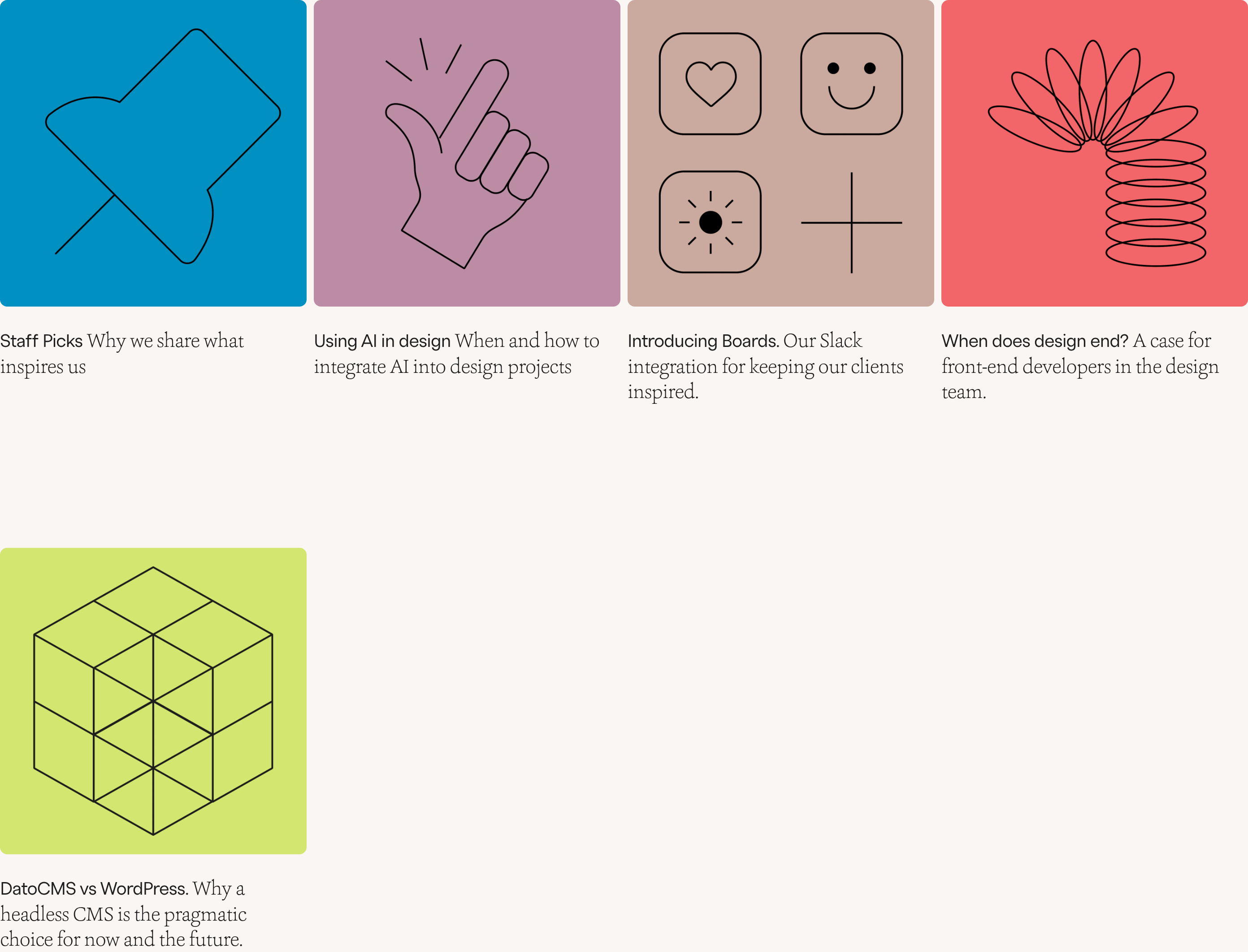 Ohmy Articles design