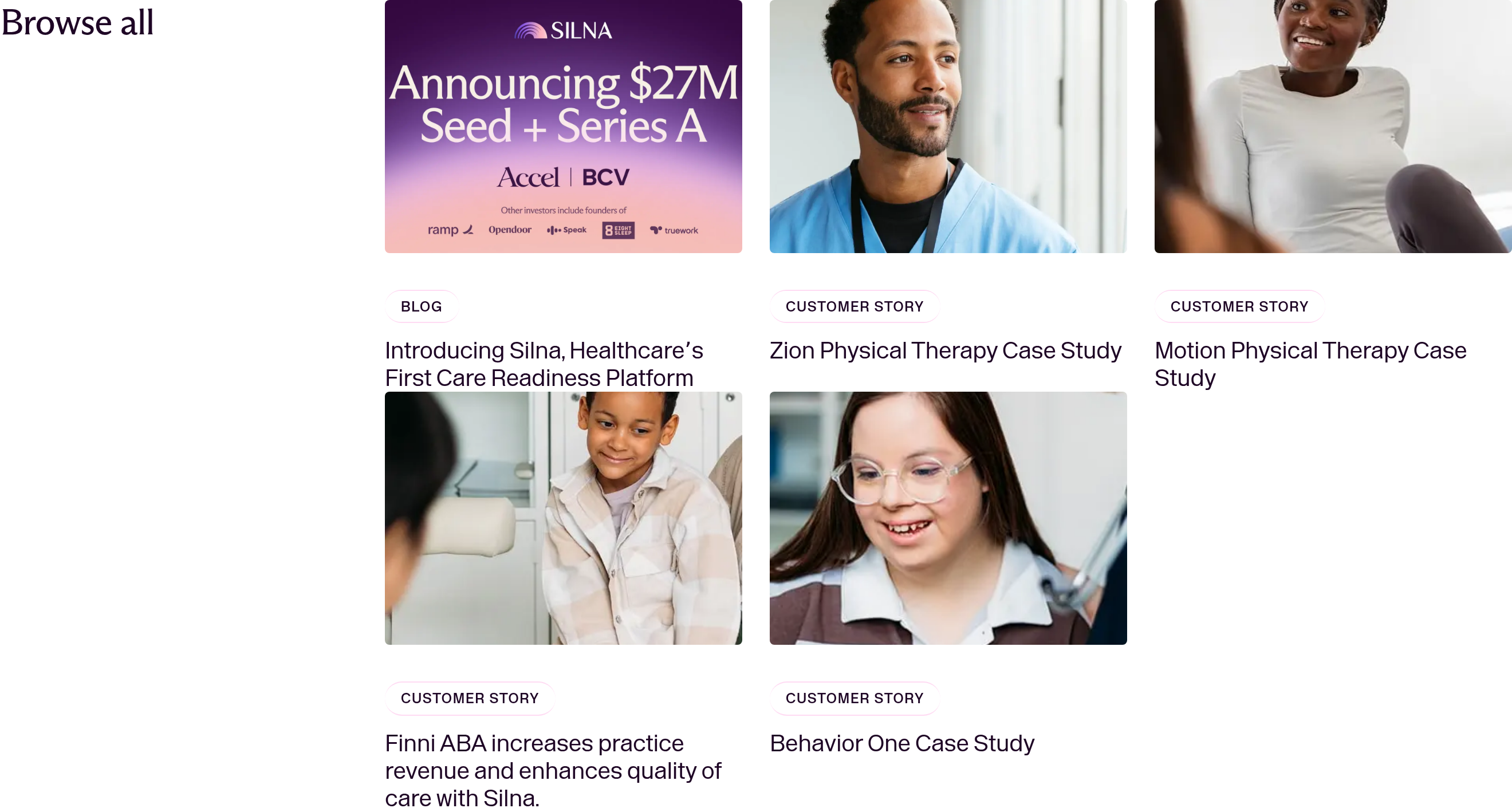 Silna Health Articles design