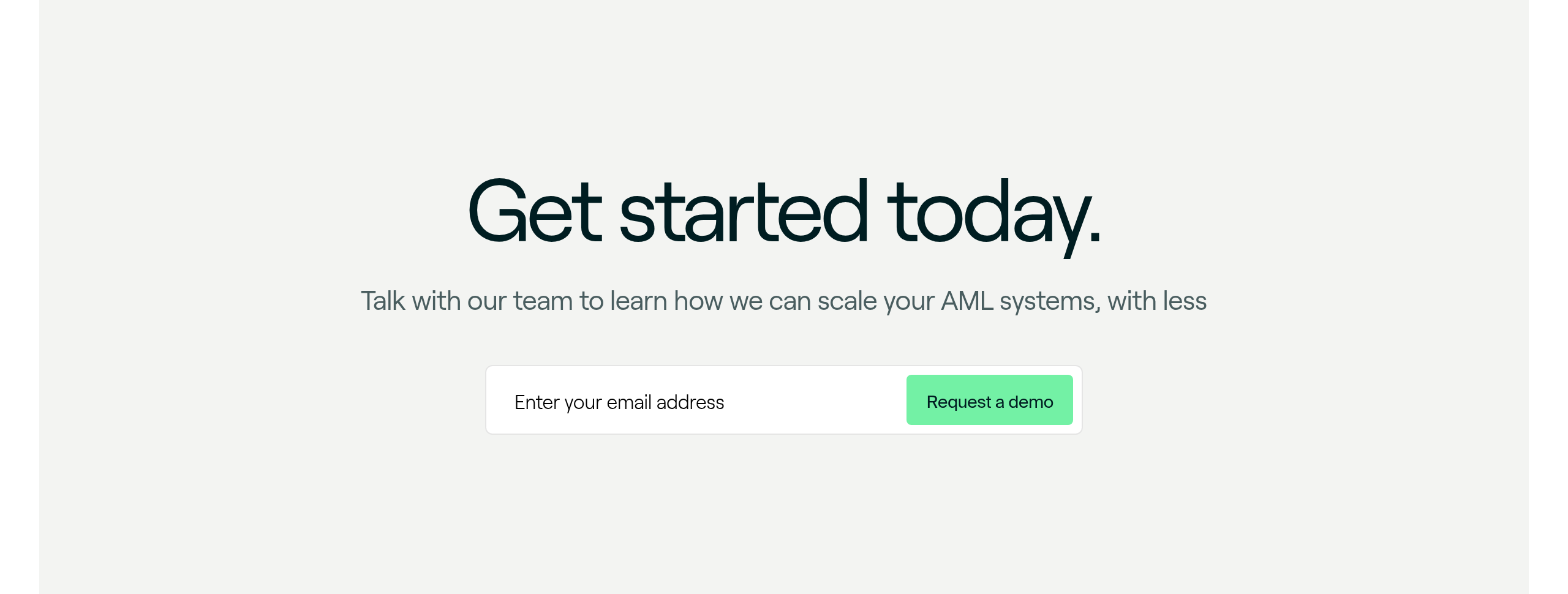 Sandbar Call to Action design