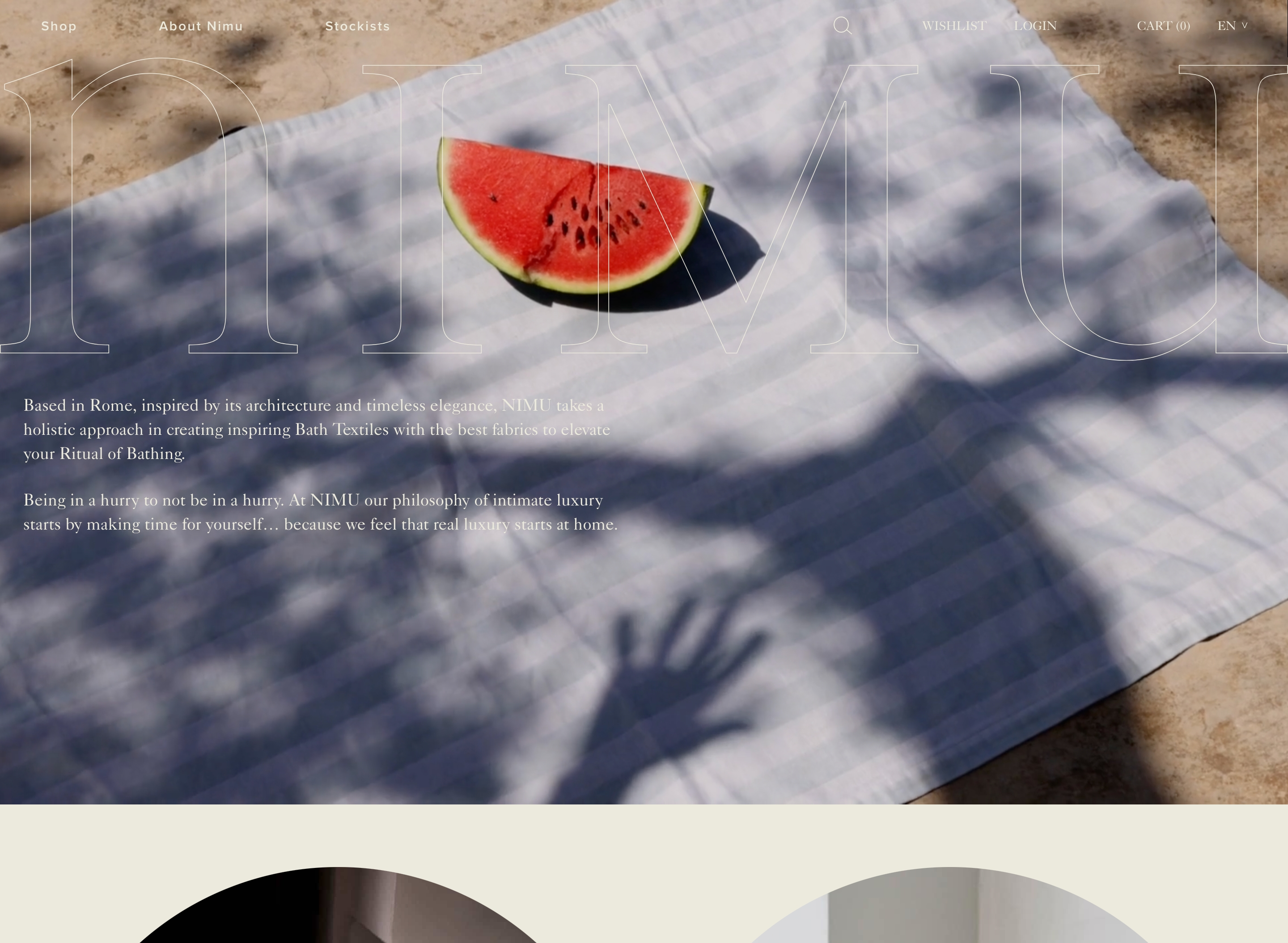 Nimu Header design