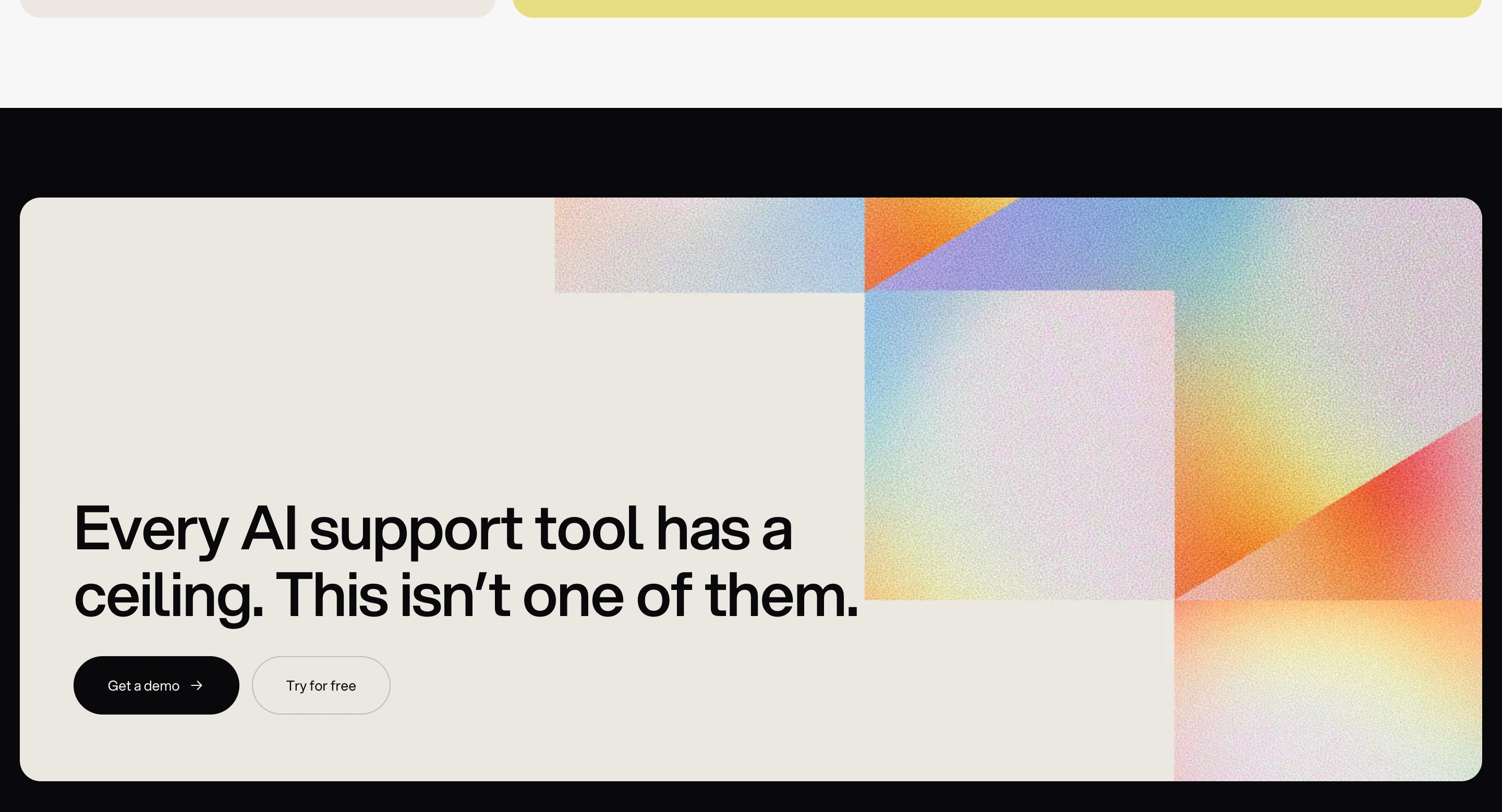 Botpress Call to Action design