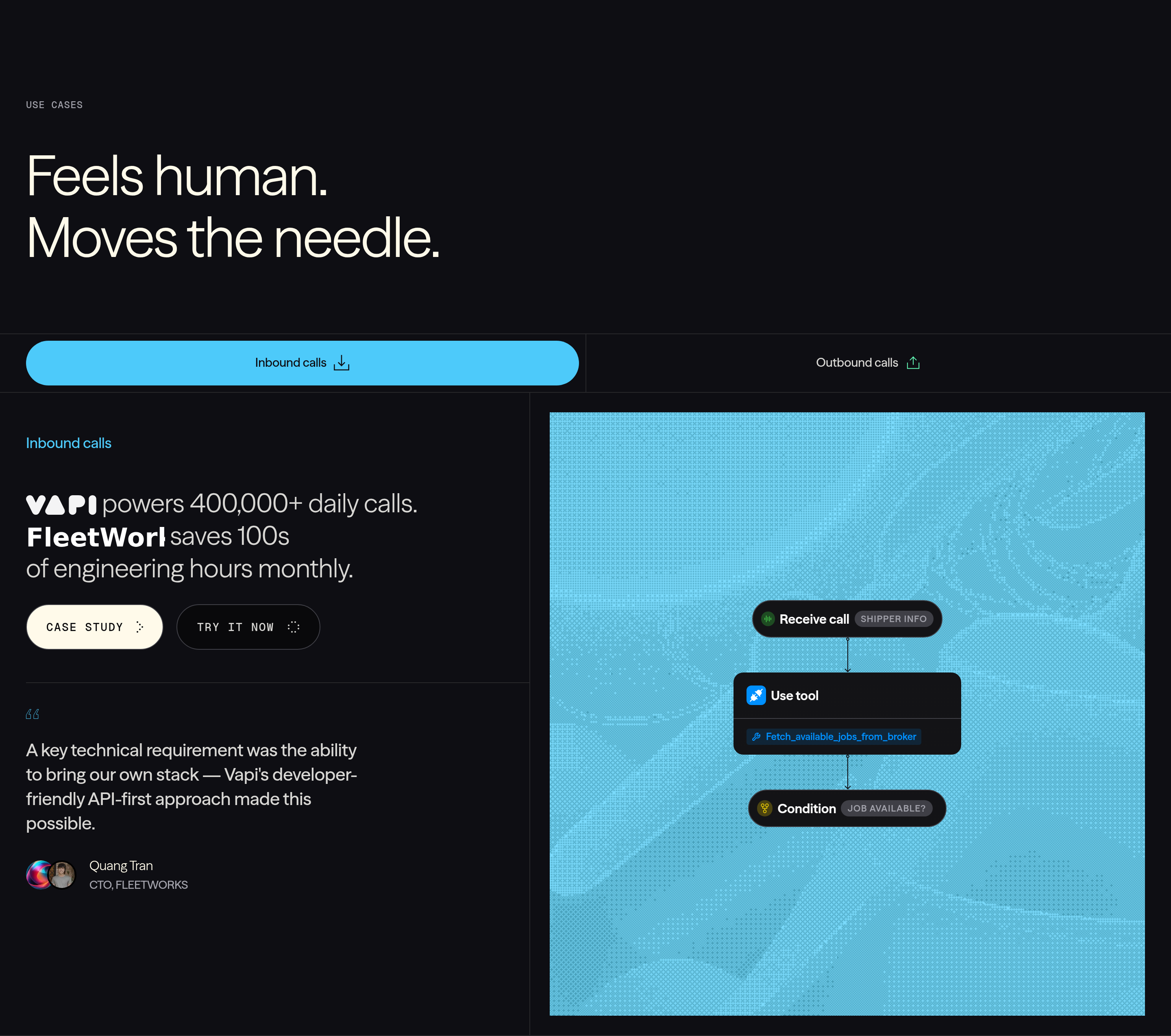 Vapi Use Cases design