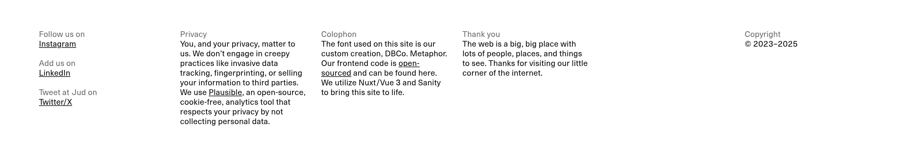 Design Business Company Footer design
