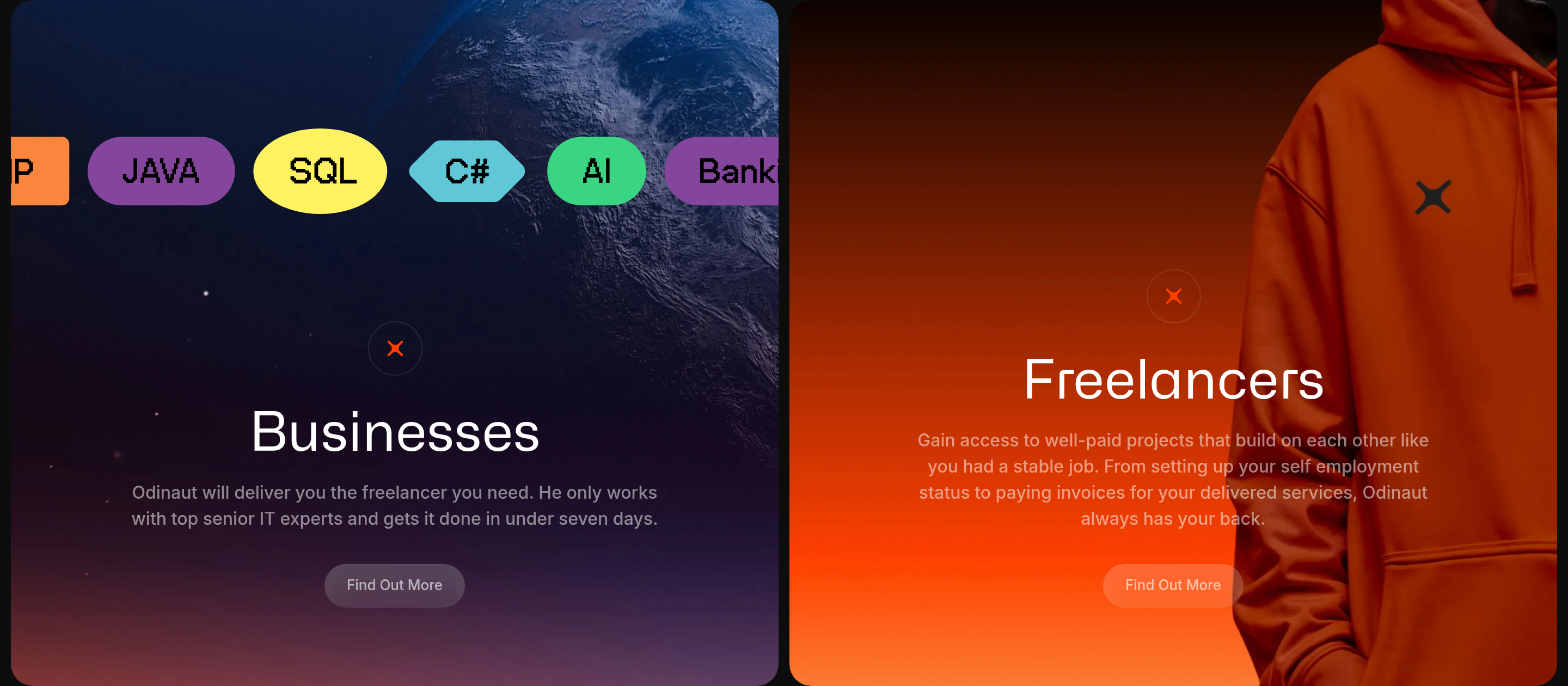 Features section preview