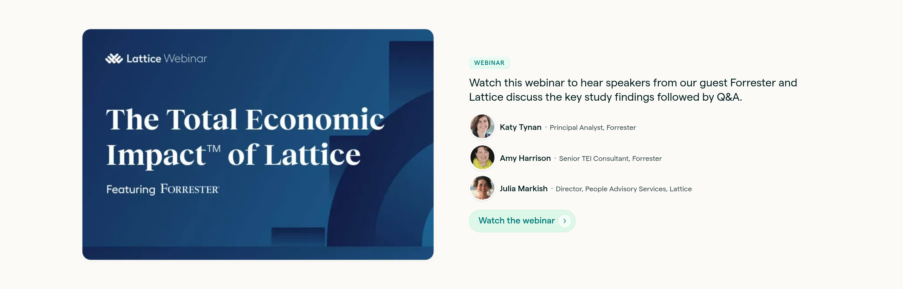 Lattice Featured Content design