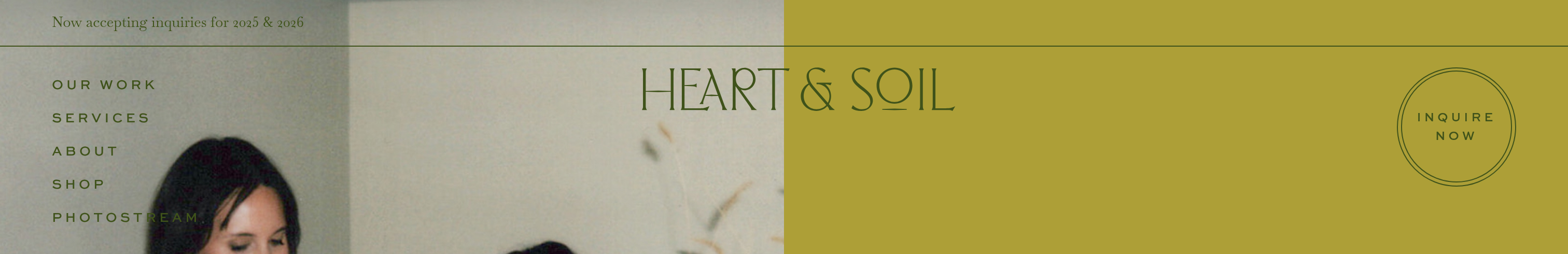 Heart & Soil Flowers Header design