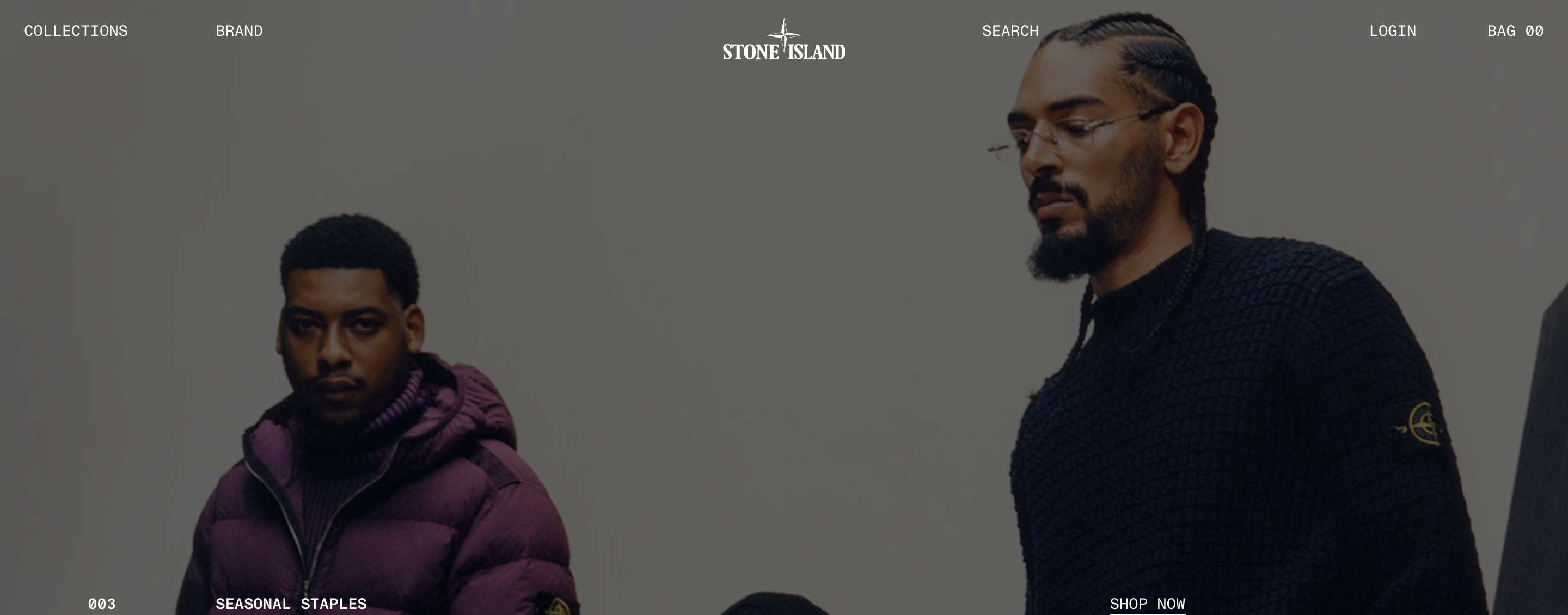 Stone Island Header design