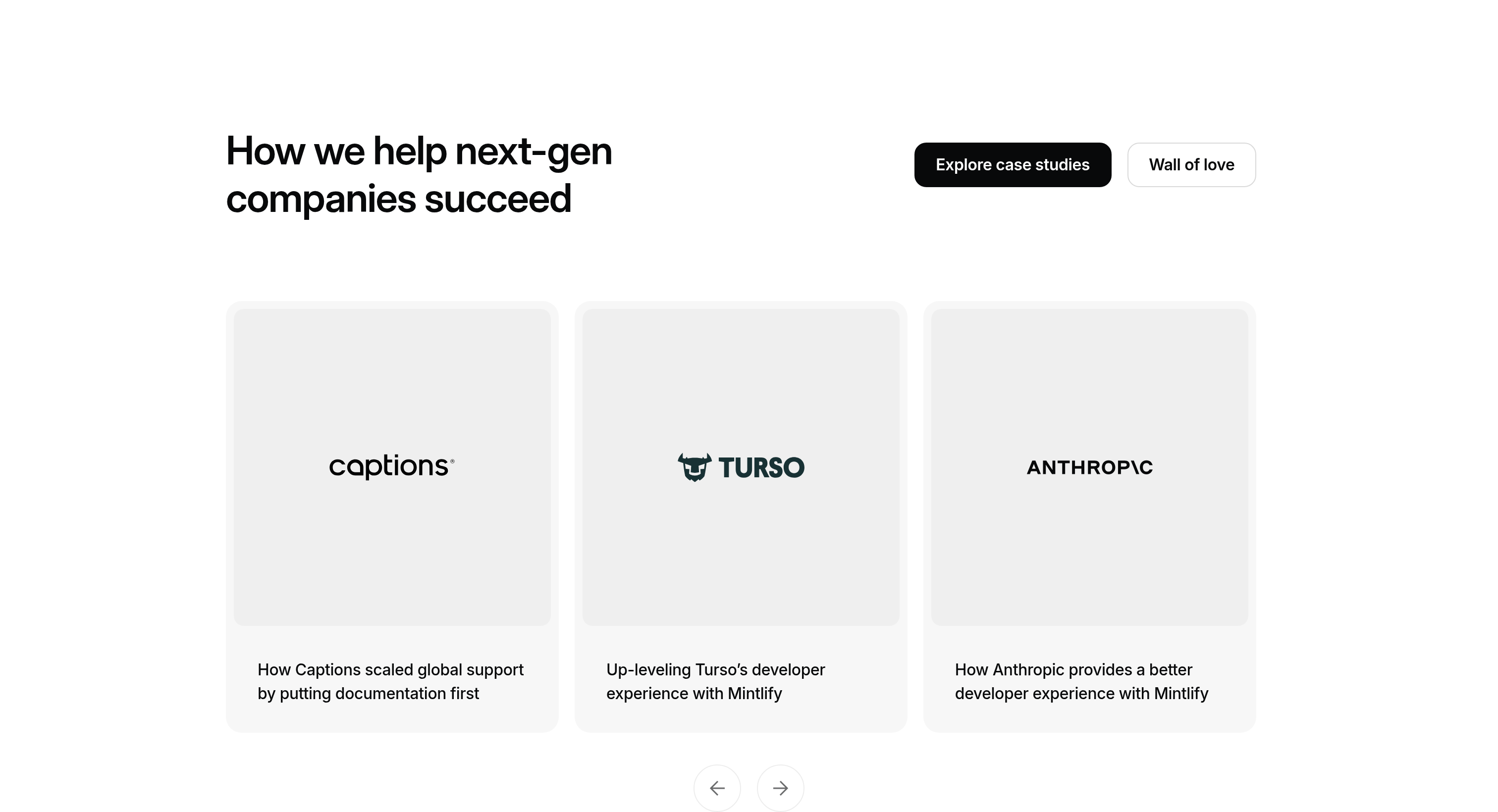 Mintlify Case Study design