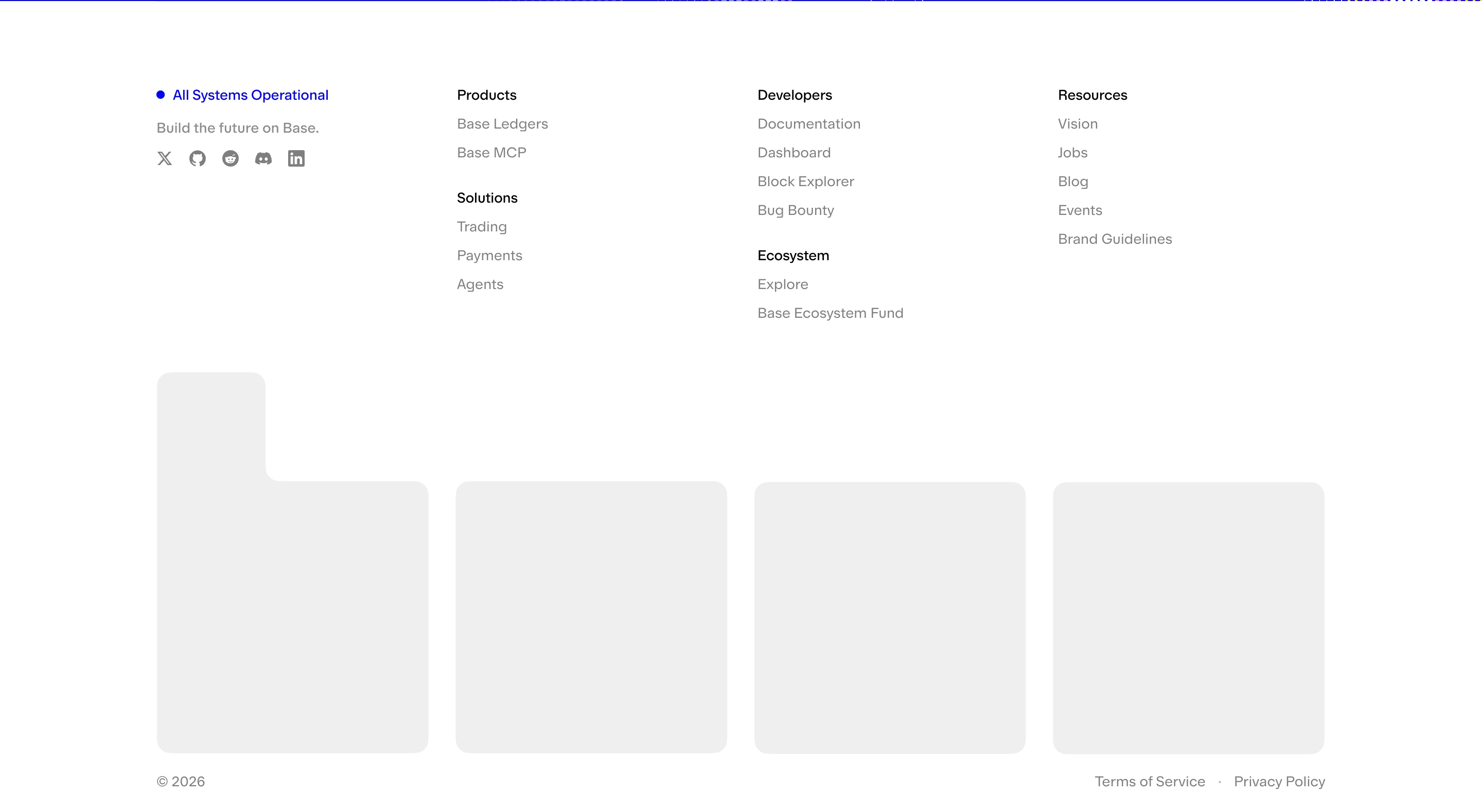 Base Footer design