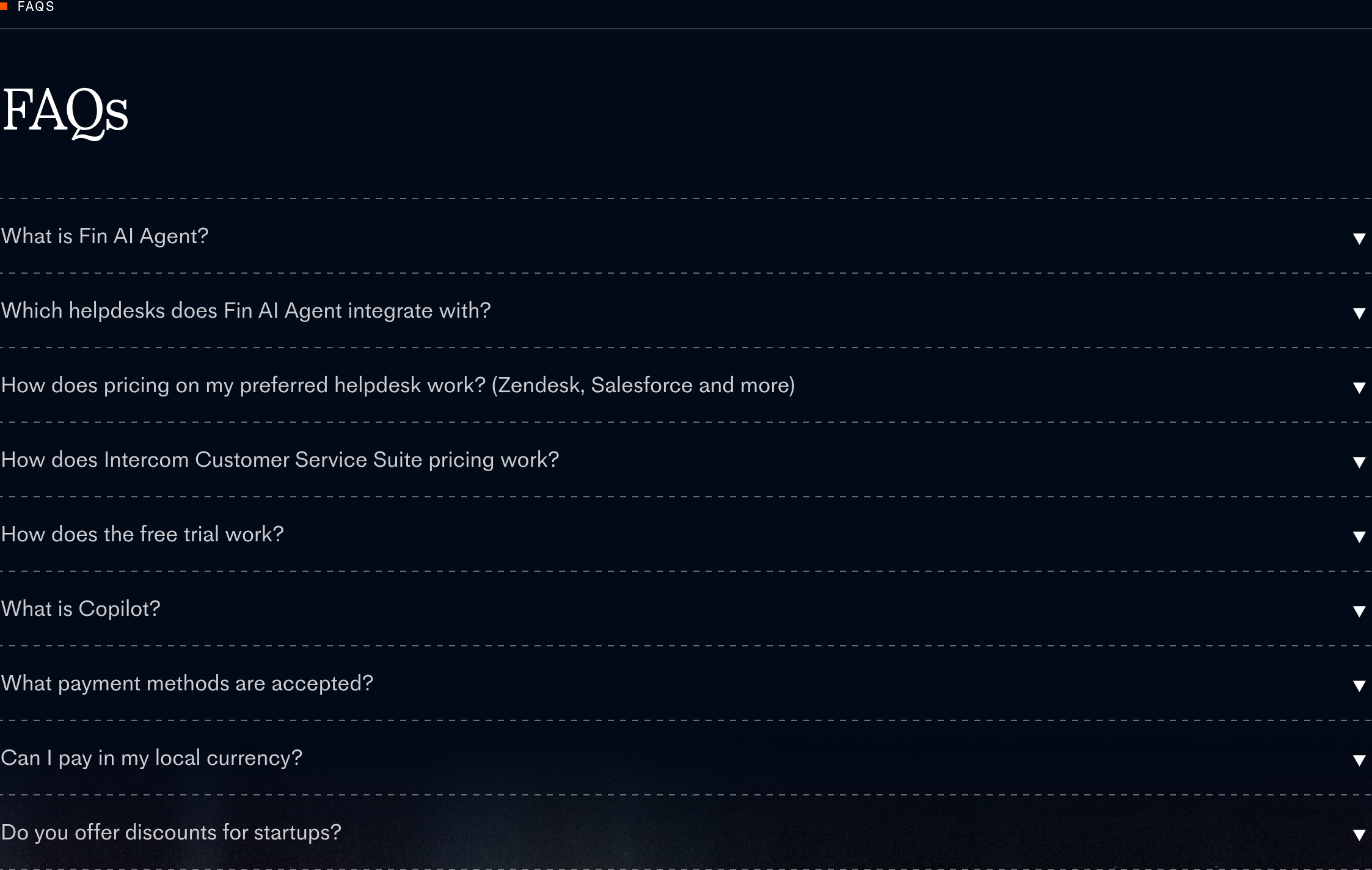 Built For You FAQ design