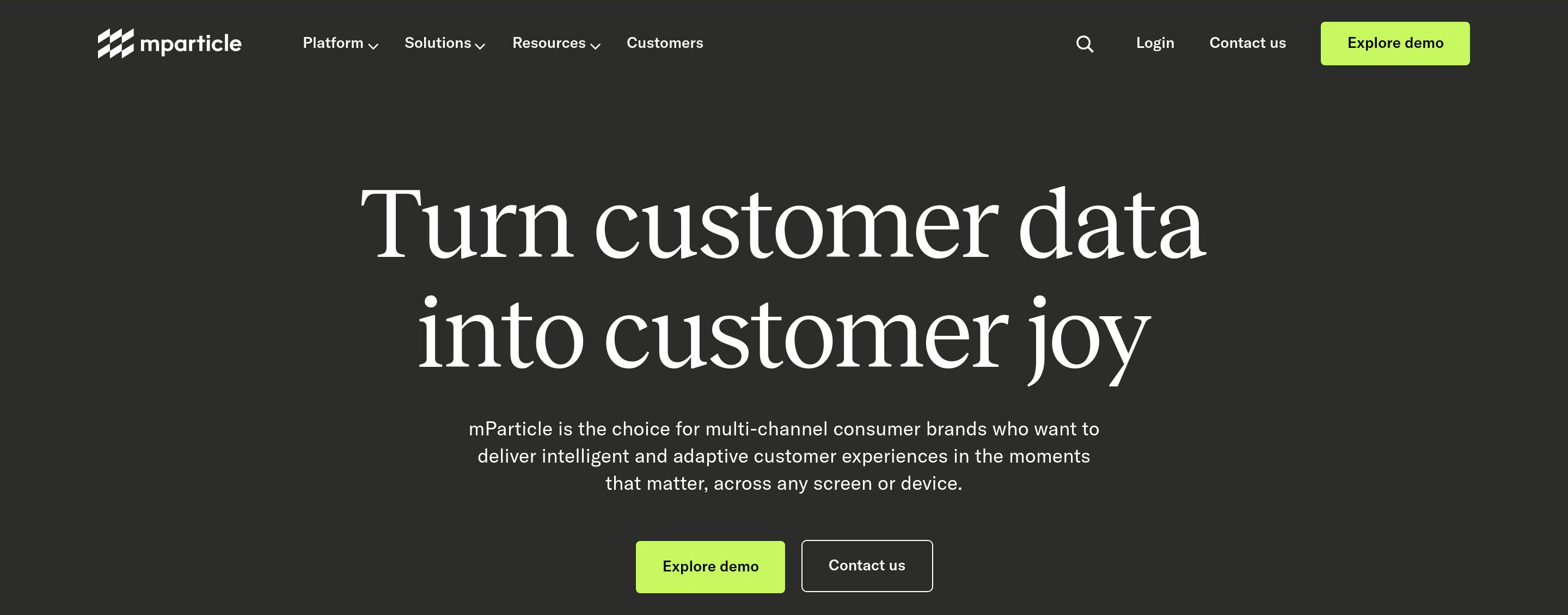 mParticle Header design
