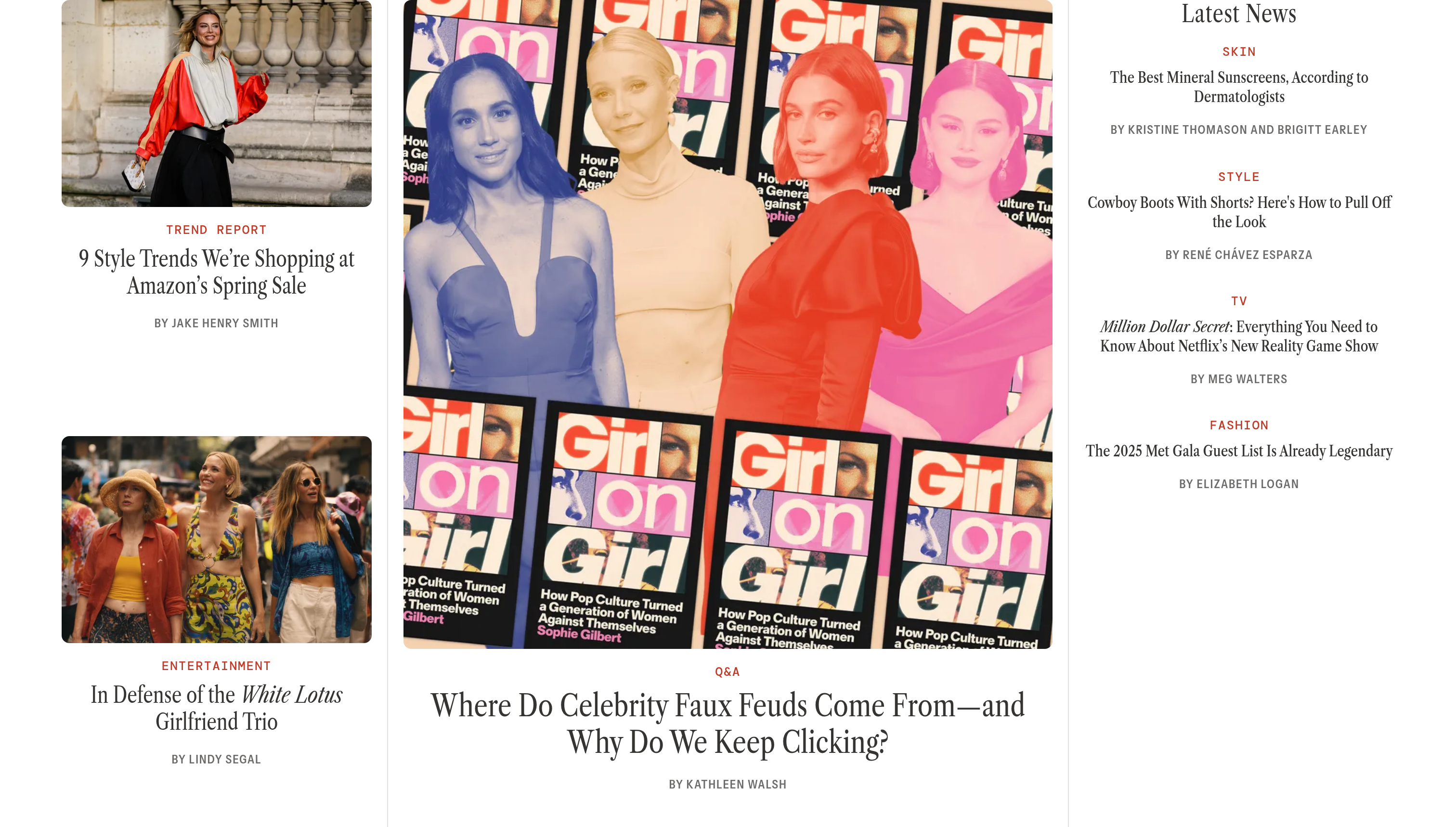 Glamour Articles design
